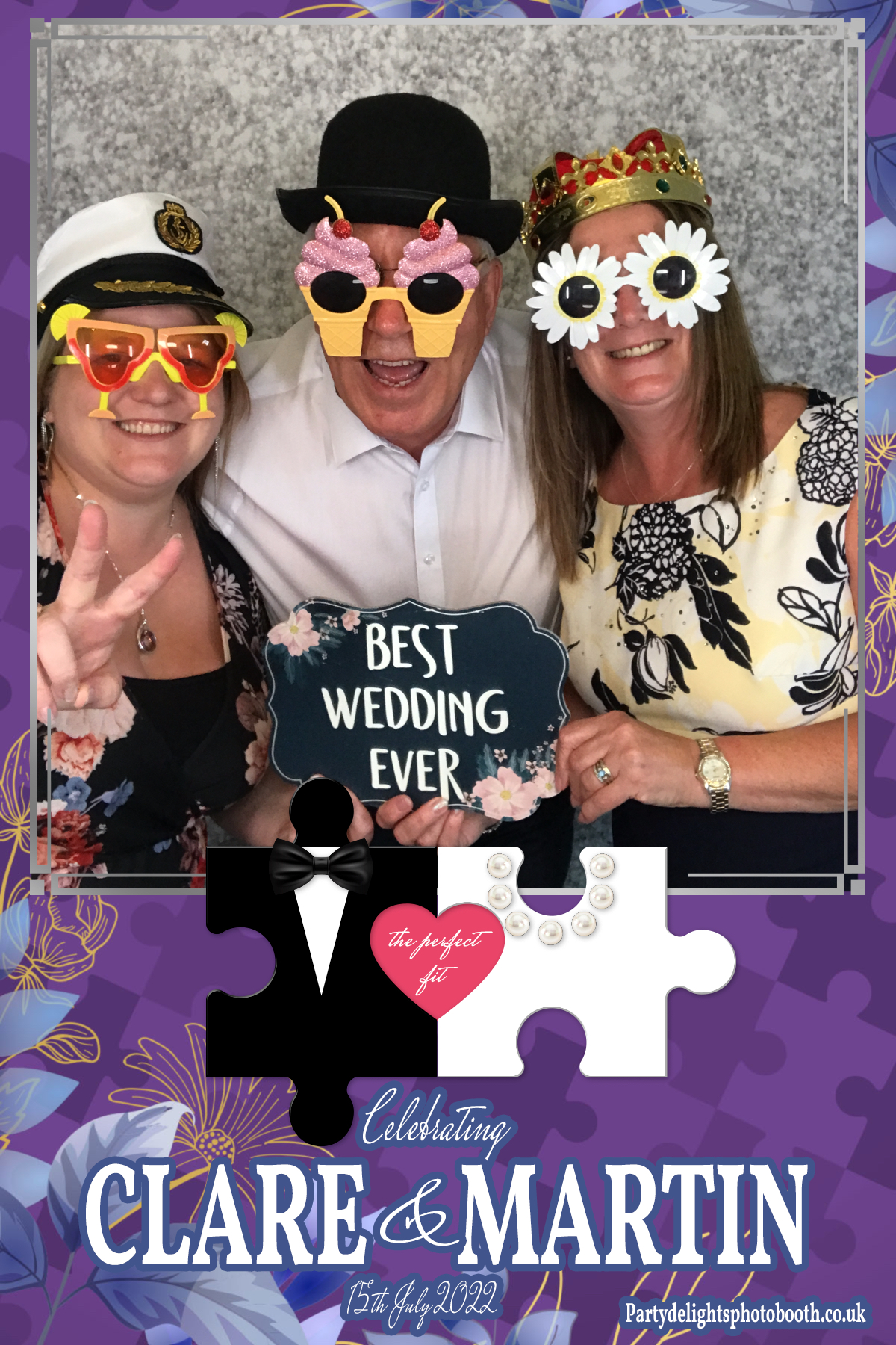 Clare and Martin's Wedding | View more photos from the event at gallery.partydelightsphotobooth.co.uk/u/PartyDelightsPhotoBooth/Clare-and-Martins-Wedding
