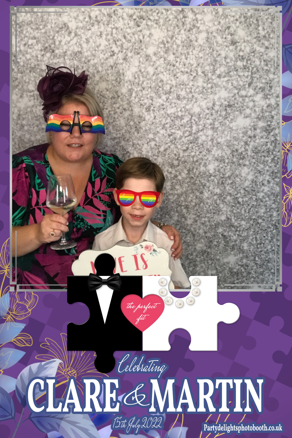 Clare and Martin's Wedding | View more photos from the event at gallery.partydelightsphotobooth.co.uk/u/PartyDelightsPhotoBooth/Clare-and-Martins-Wedding