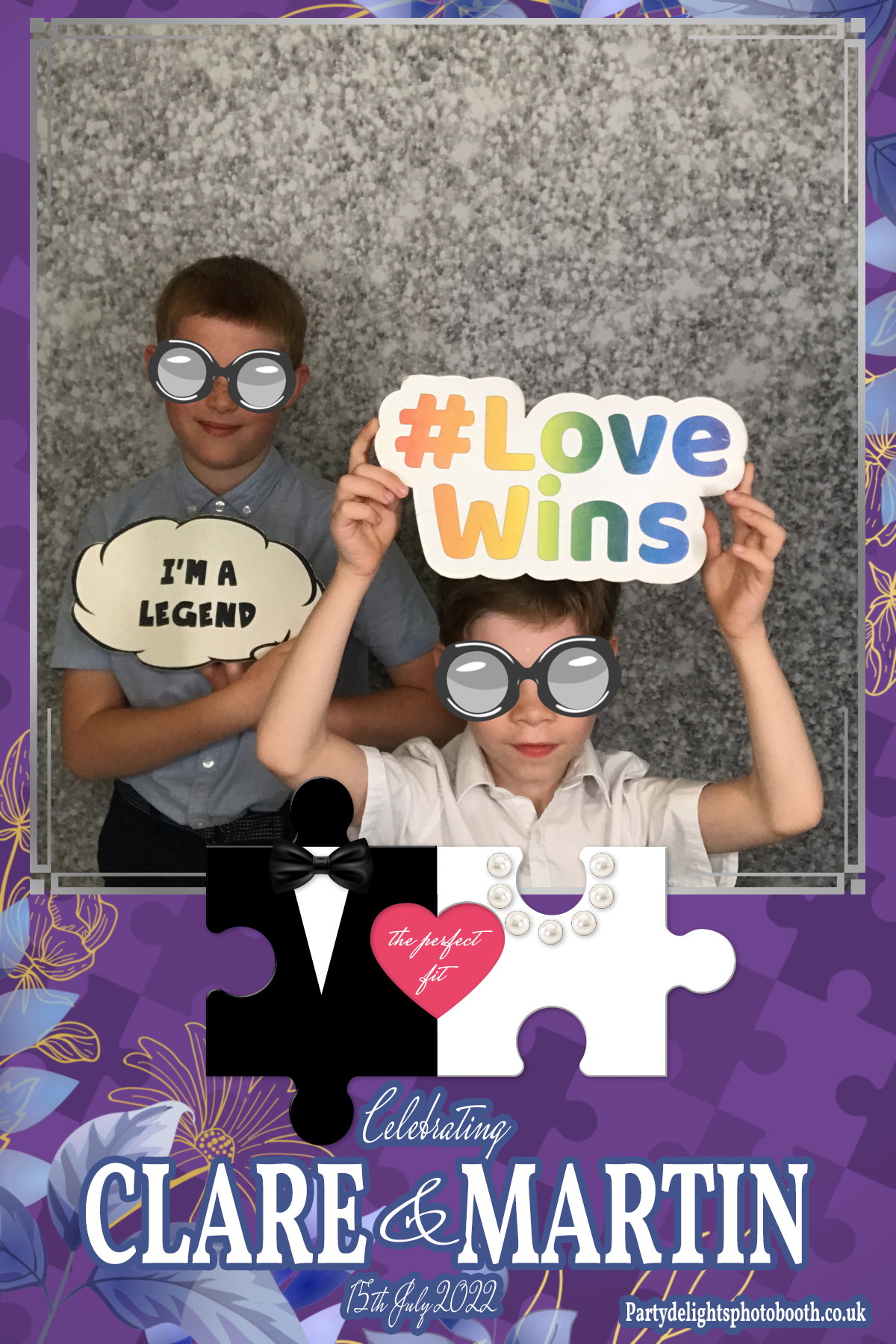 Clare and Martin's Wedding | View more photos from the event at gallery.partydelightsphotobooth.co.uk/u/PartyDelightsPhotoBooth/Clare-and-Martins-Wedding