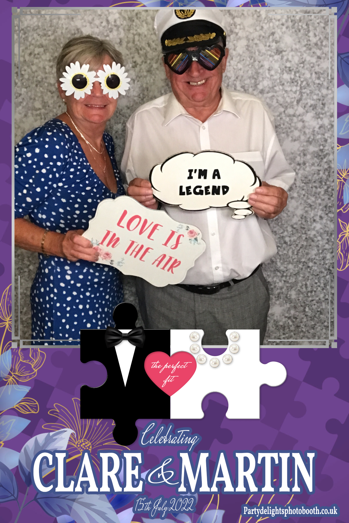 Clare and Martin's Wedding | View more photos from the event at gallery.partydelightsphotobooth.co.uk/u/PartyDelightsPhotoBooth/Clare-and-Martins-Wedding