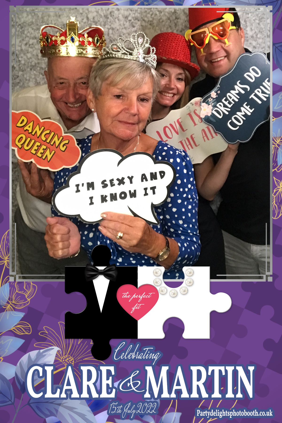Clare and Martin's Wedding | View more photos from the event at gallery.partydelightsphotobooth.co.uk/u/PartyDelightsPhotoBooth/Clare-and-Martins-Wedding