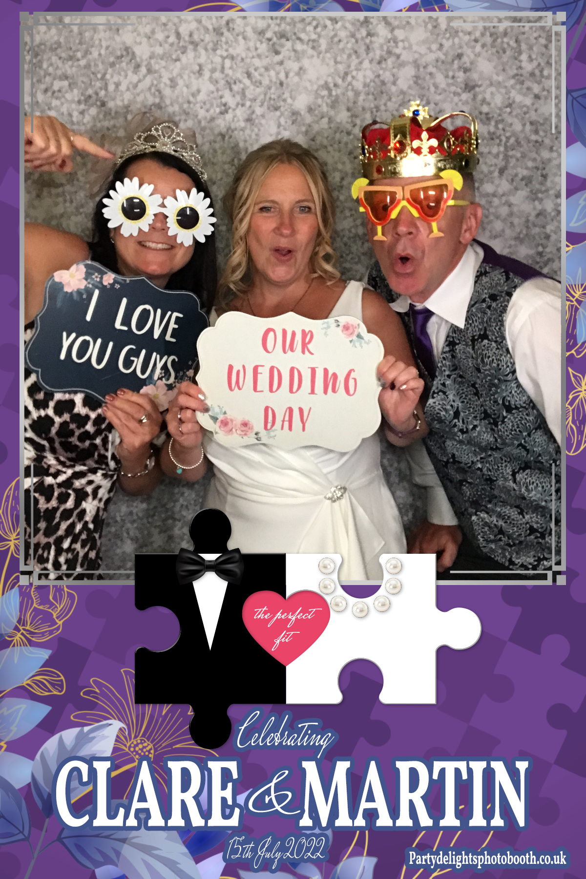 Clare and Martin's Wedding | View more photos from the event at gallery.partydelightsphotobooth.co.uk/u/PartyDelightsPhotoBooth/Clare-and-Martins-Wedding