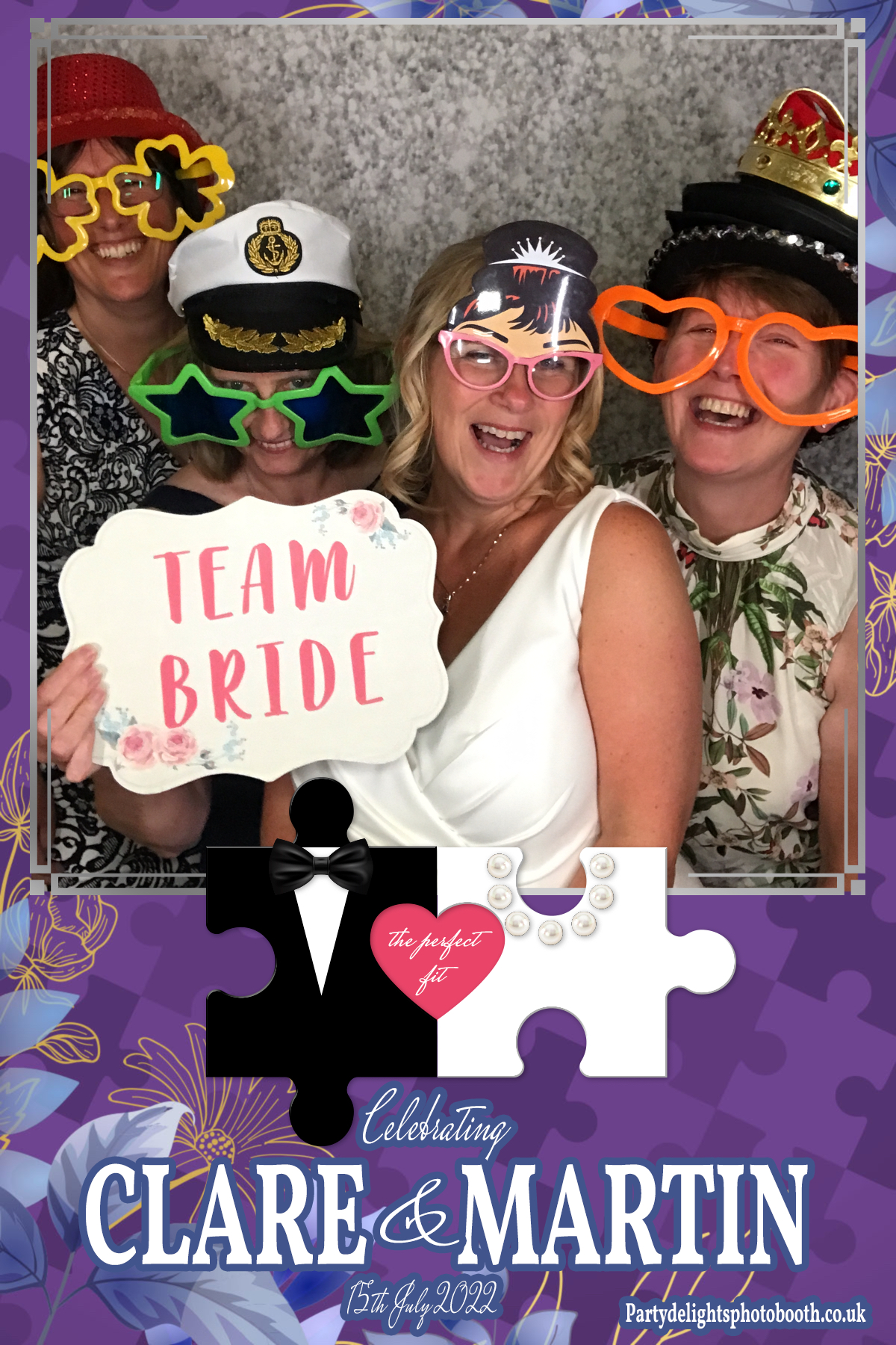 Clare and Martin's Wedding | View more photos from the event at gallery.partydelightsphotobooth.co.uk/u/PartyDelightsPhotoBooth/Clare-and-Martins-Wedding