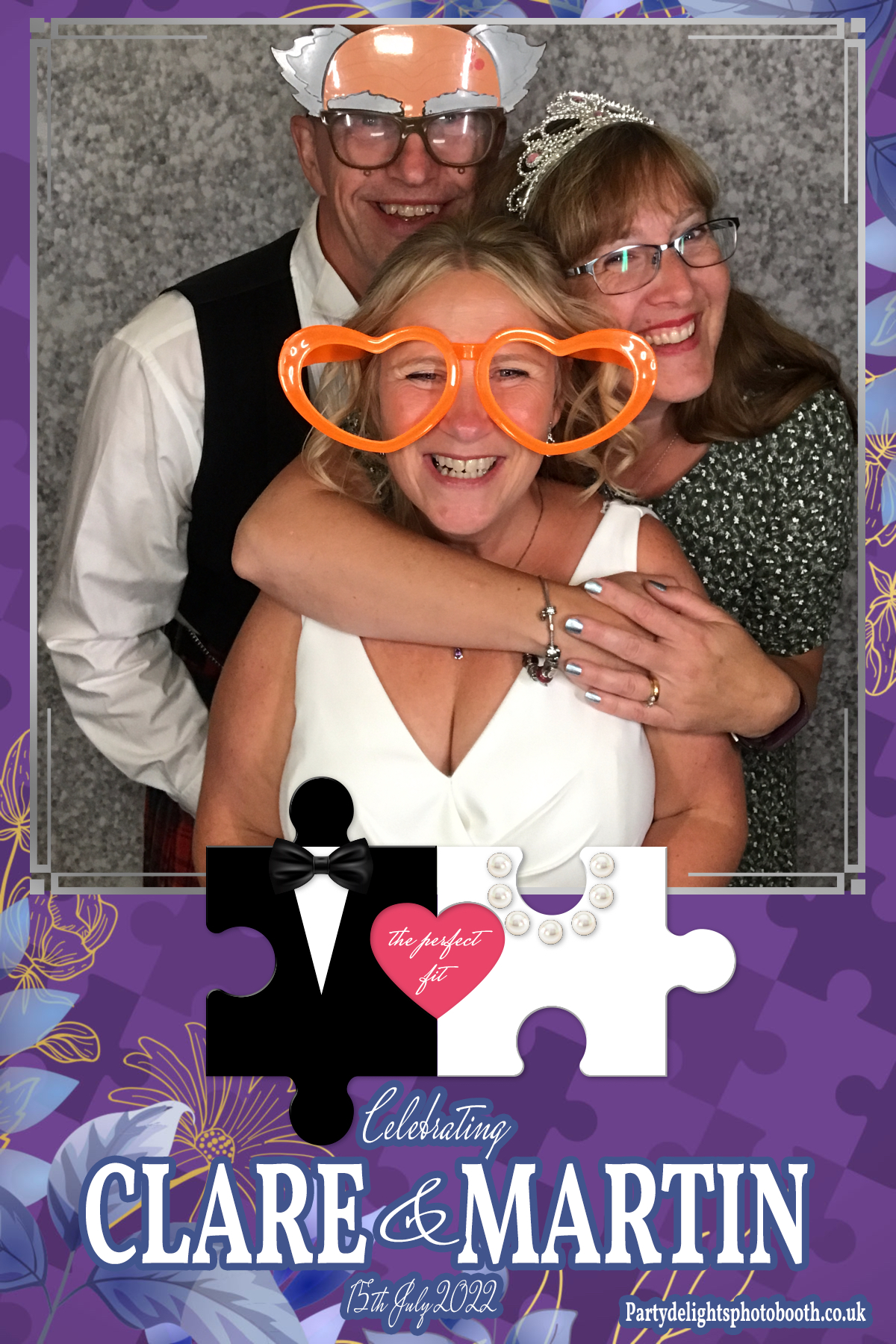 Clare and Martin's Wedding | View more photos from the event at gallery.partydelightsphotobooth.co.uk/u/PartyDelightsPhotoBooth/Clare-and-Martins-Wedding