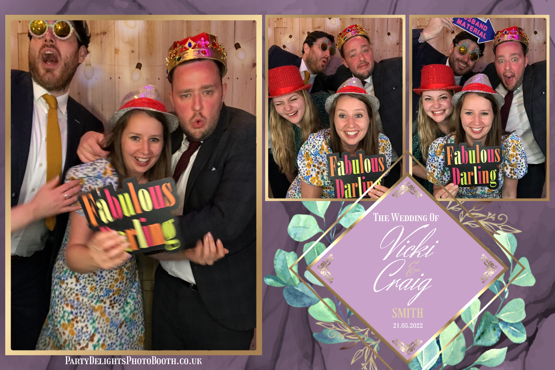 Craig & Vicki's Wedding | View more photos from the event at gallery.partydelightsphotobooth.co.uk/u/PartyDelightsPhotoBooth/Craig-Vickis-Wedding