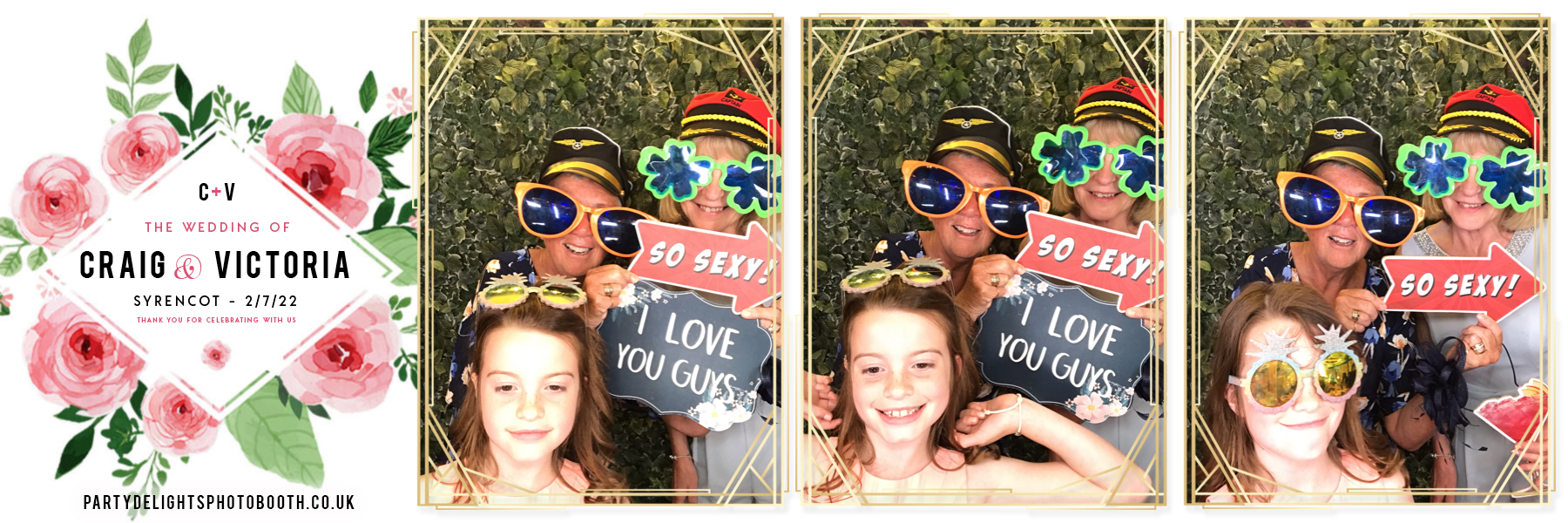 Craig and Vicki's wedding | View more photos from the event at gallery.partydelightsphotobooth.co.uk/u/PartyDelightsPhotoBooth/Craig-and-Vickis-wedding