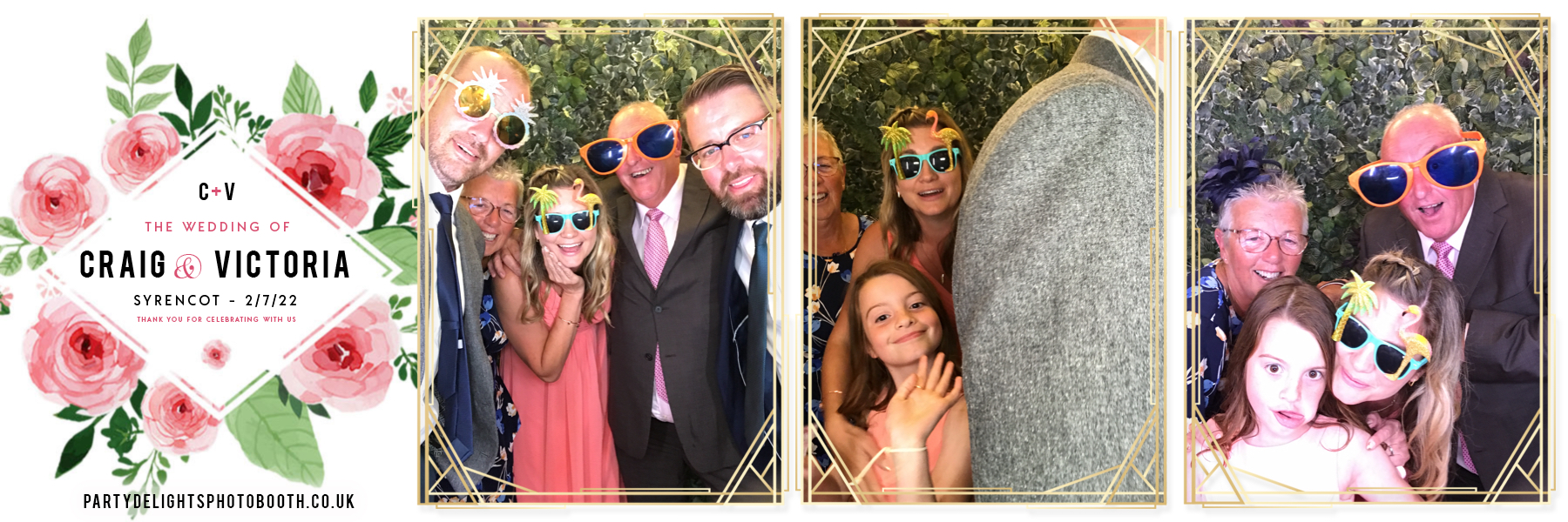 Craig and Vicki's wedding | View more photos from the event at gallery.partydelightsphotobooth.co.uk/u/PartyDelightsPhotoBooth/Craig-and-Vickis-wedding
