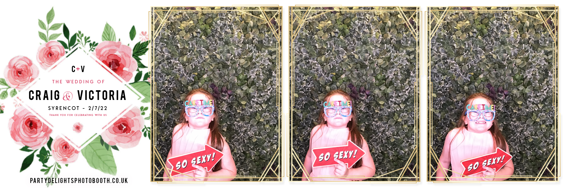 Craig and Vicki's wedding | View more photos from the event at gallery.partydelightsphotobooth.co.uk/u/PartyDelightsPhotoBooth/Craig-and-Vickis-wedding