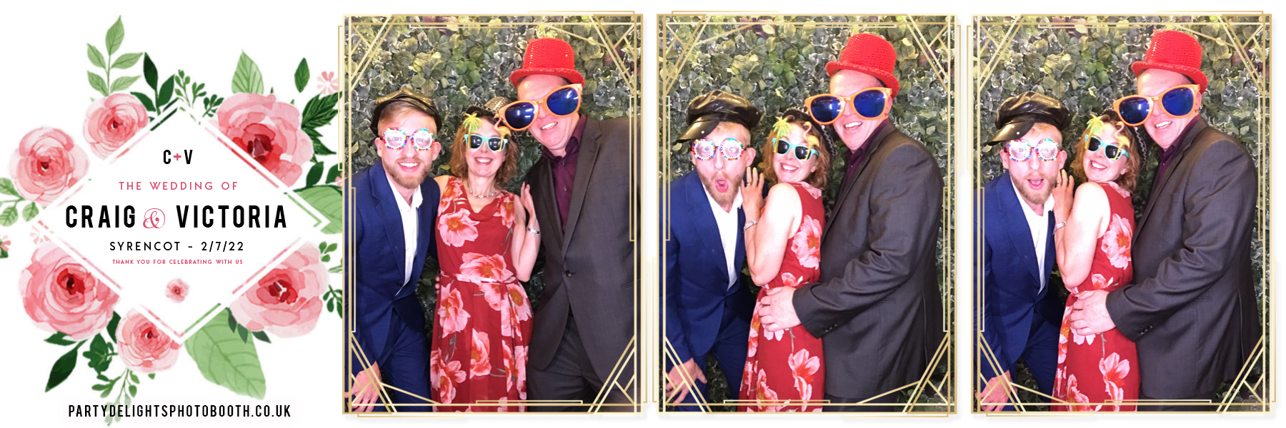 Craig and Vicki's wedding | View more photos from the event at gallery.partydelightsphotobooth.co.uk/u/PartyDelightsPhotoBooth/Craig-and-Vickis-wedding