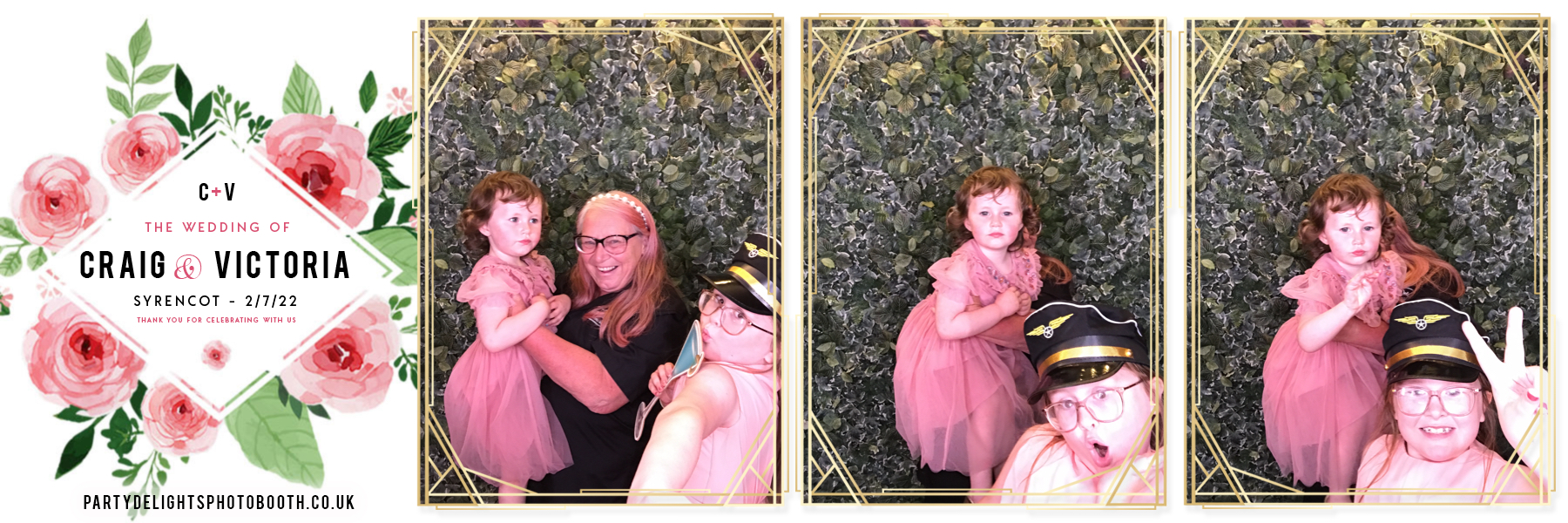 Craig and Vicki's wedding | View more photos from the event at gallery.partydelightsphotobooth.co.uk/u/PartyDelightsPhotoBooth/Craig-and-Vickis-wedding