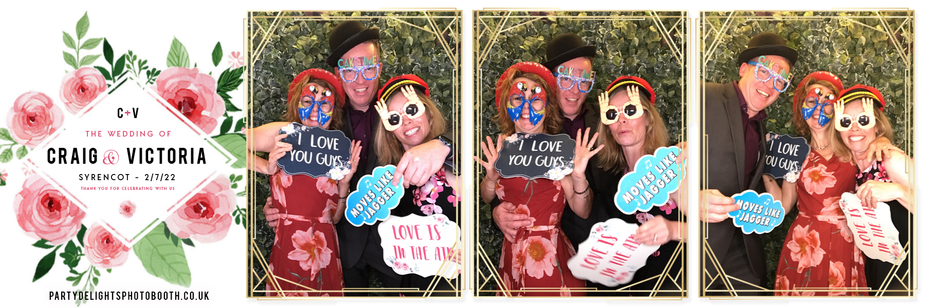 Craig and Vicki's wedding | View more photos from the event at gallery.partydelightsphotobooth.co.uk/u/PartyDelightsPhotoBooth/Craig-and-Vickis-wedding