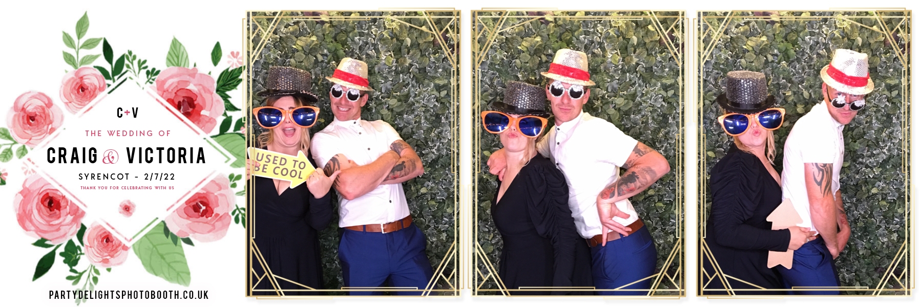 Craig and Vicki's wedding | View more photos from the event at gallery.partydelightsphotobooth.co.uk/u/PartyDelightsPhotoBooth/Craig-and-Vickis-wedding