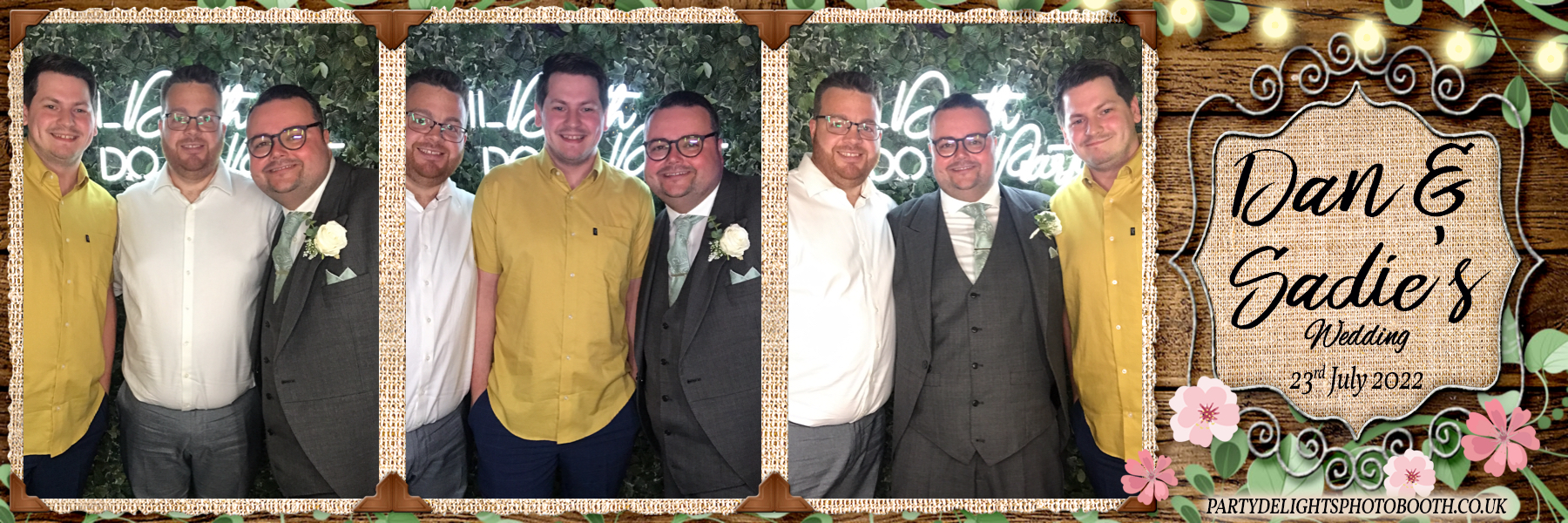 Dan & Sadie's Wedding Day | View more photos from the event at gallery.partydelightsphotobooth.co.uk/u/PartyDelightsPhotoBooth/Dan-Sadies-Wedding-Day