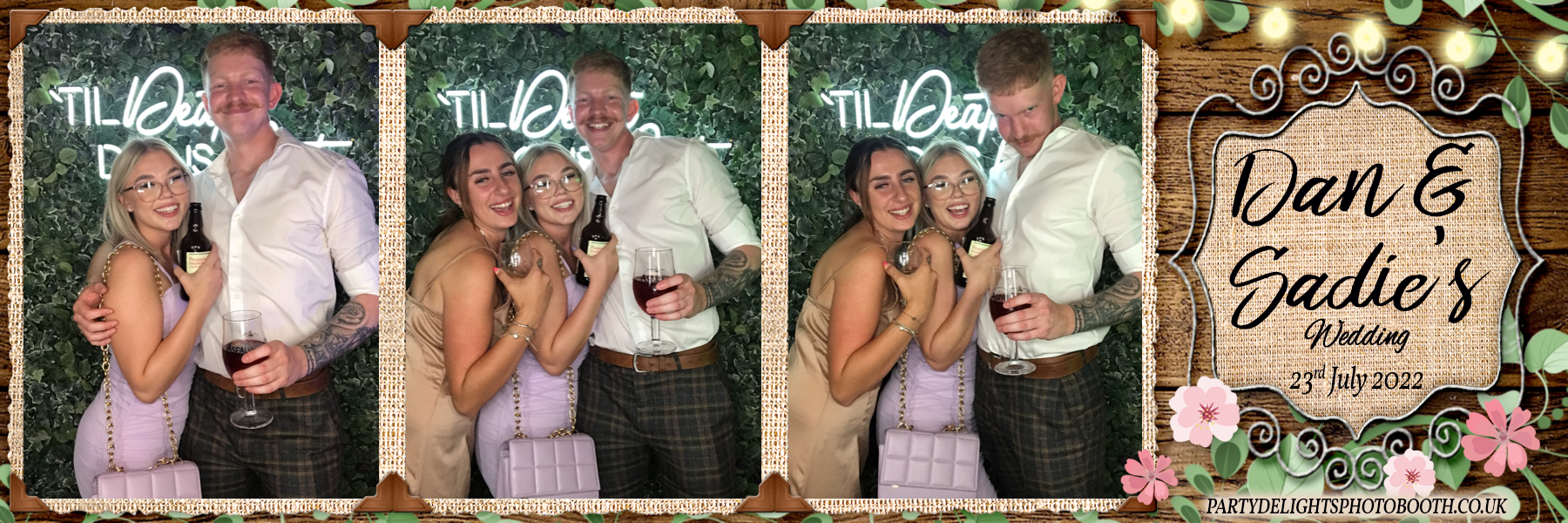 Dan & Sadie's Wedding Day | View more photos from the event at gallery.partydelightsphotobooth.co.uk/u/PartyDelightsPhotoBooth/Dan-Sadies-Wedding-Day