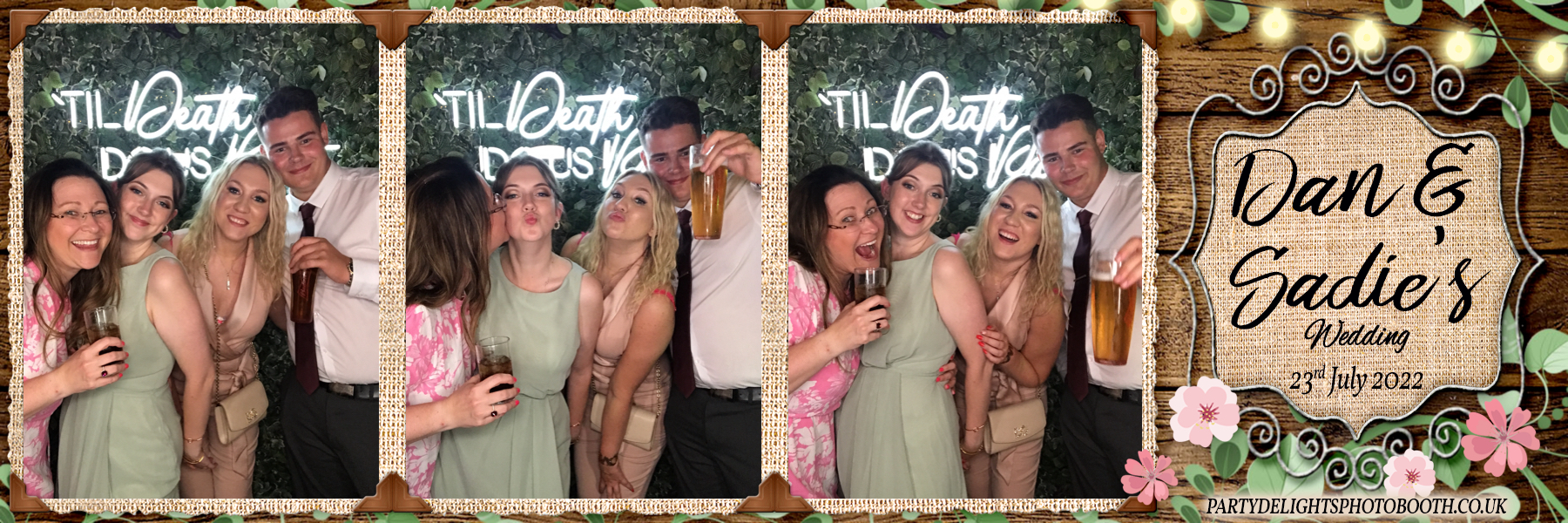 Dan & Sadie's Wedding Day | View more photos from the event at gallery.partydelightsphotobooth.co.uk/u/PartyDelightsPhotoBooth/Dan-Sadies-Wedding-Day
