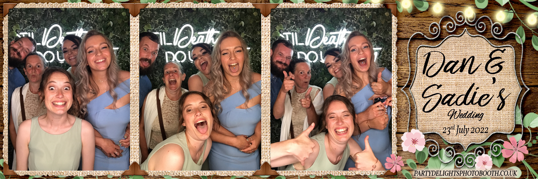 Dan & Sadie's Wedding Day | View more photos from the event at gallery.partydelightsphotobooth.co.uk/u/PartyDelightsPhotoBooth/Dan-Sadies-Wedding-Day