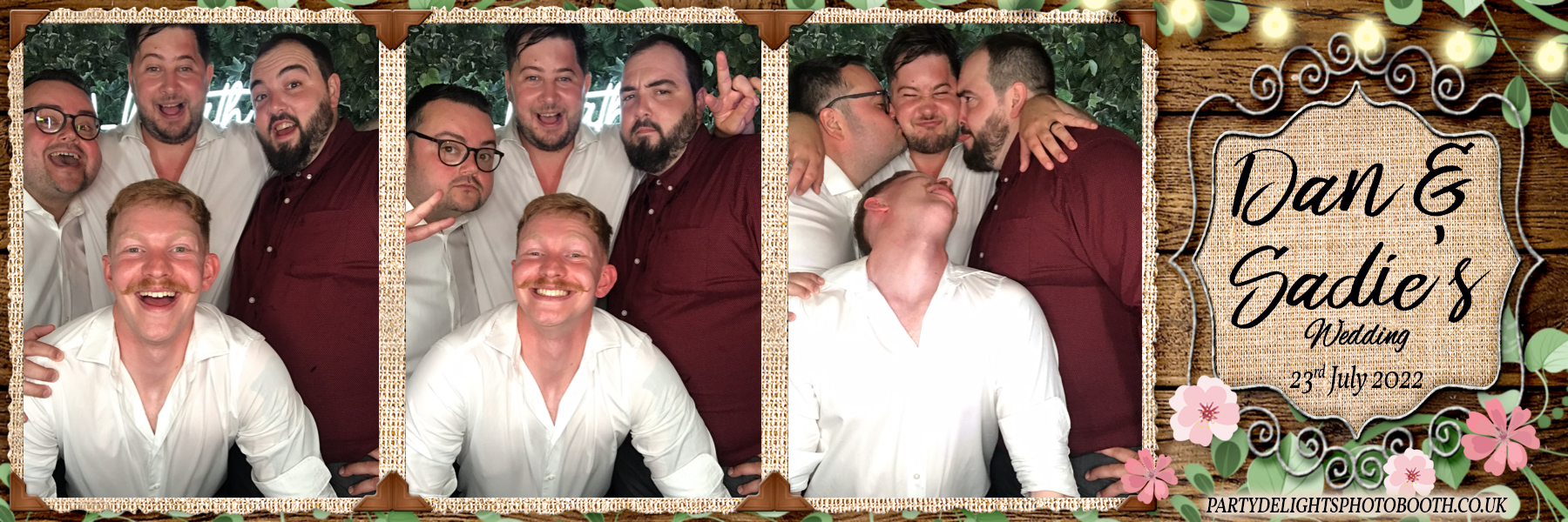 Dan & Sadie's Wedding Day | View more photos from the event at gallery.partydelightsphotobooth.co.uk/u/PartyDelightsPhotoBooth/Dan-Sadies-Wedding-Day
