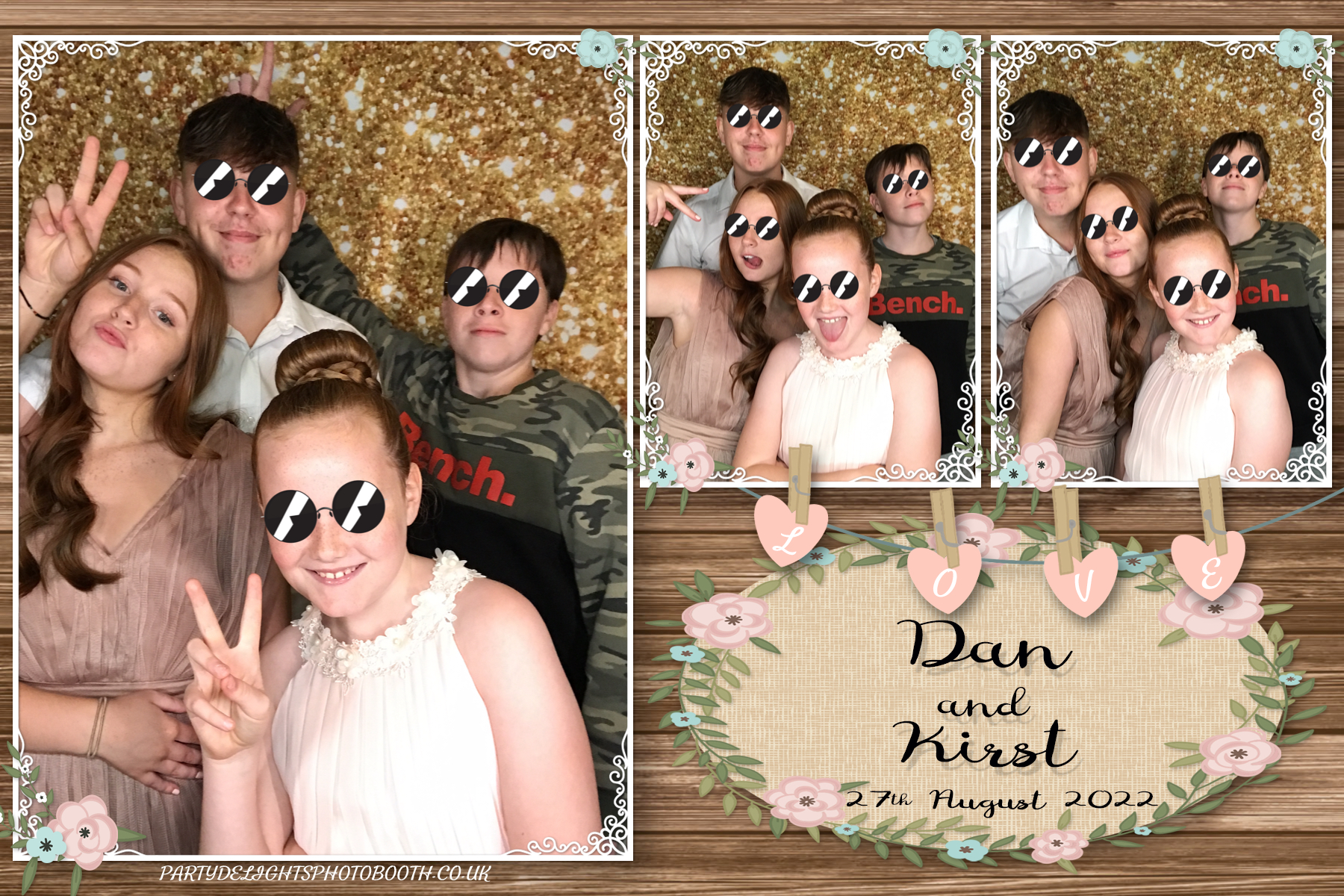 Dan and Kirst's Wedding | View more photos from the event at gallery.partydelightsphotobooth.co.uk/u/PartyDelightsPhotoBooth/Dan-and-Kirsts-Wedding