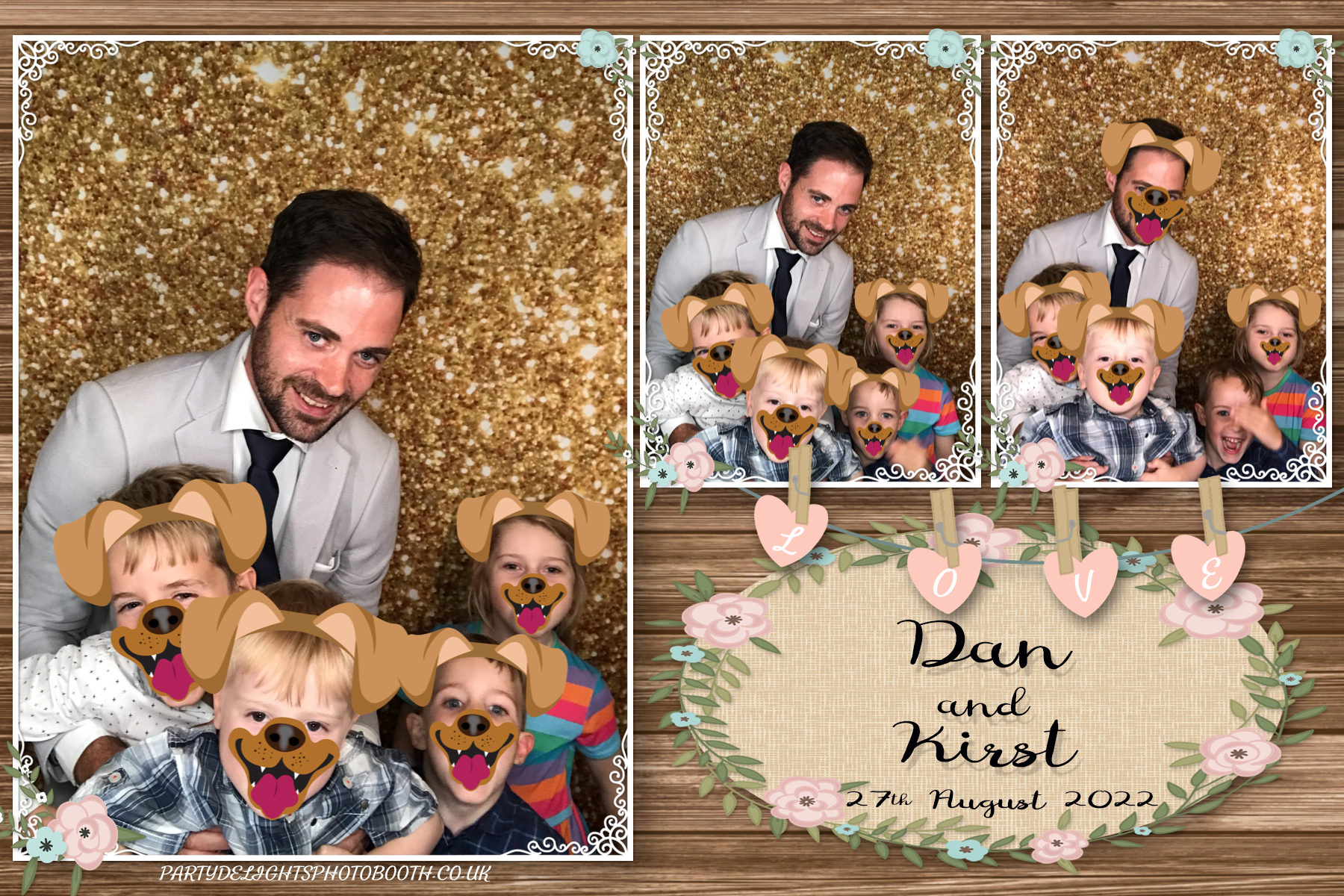 Dan and Kirst's Wedding | View more photos from the event at gallery.partydelightsphotobooth.co.uk/u/PartyDelightsPhotoBooth/Dan-and-Kirsts-Wedding