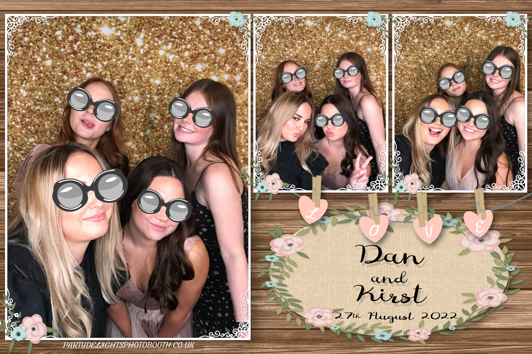 Dan and Kirst's Wedding | View more photos from the event at gallery.partydelightsphotobooth.co.uk/u/PartyDelightsPhotoBooth/Dan-and-Kirsts-Wedding