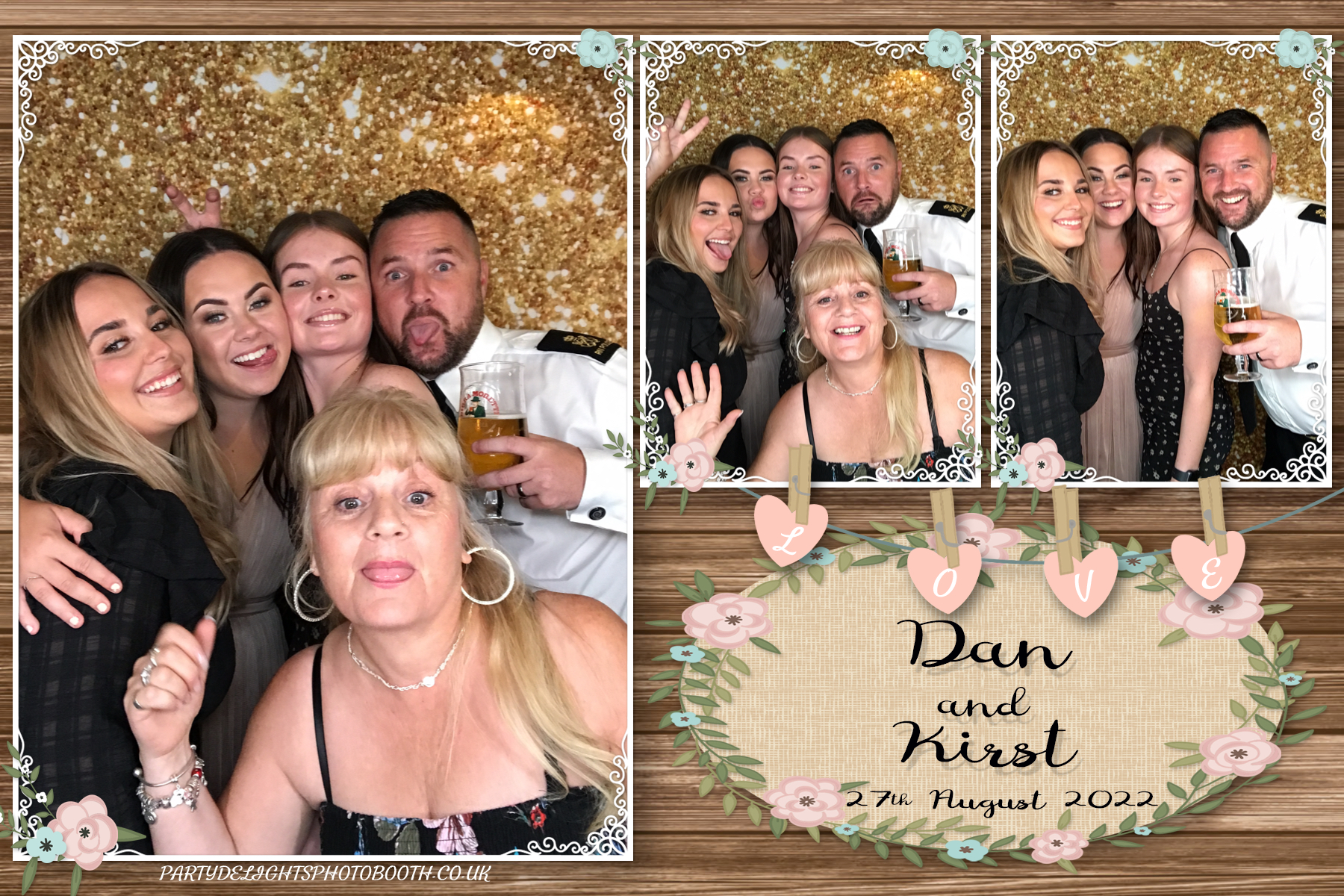 Dan and Kirst's Wedding | View more photos from the event at gallery.partydelightsphotobooth.co.uk/u/PartyDelightsPhotoBooth/Dan-and-Kirsts-Wedding