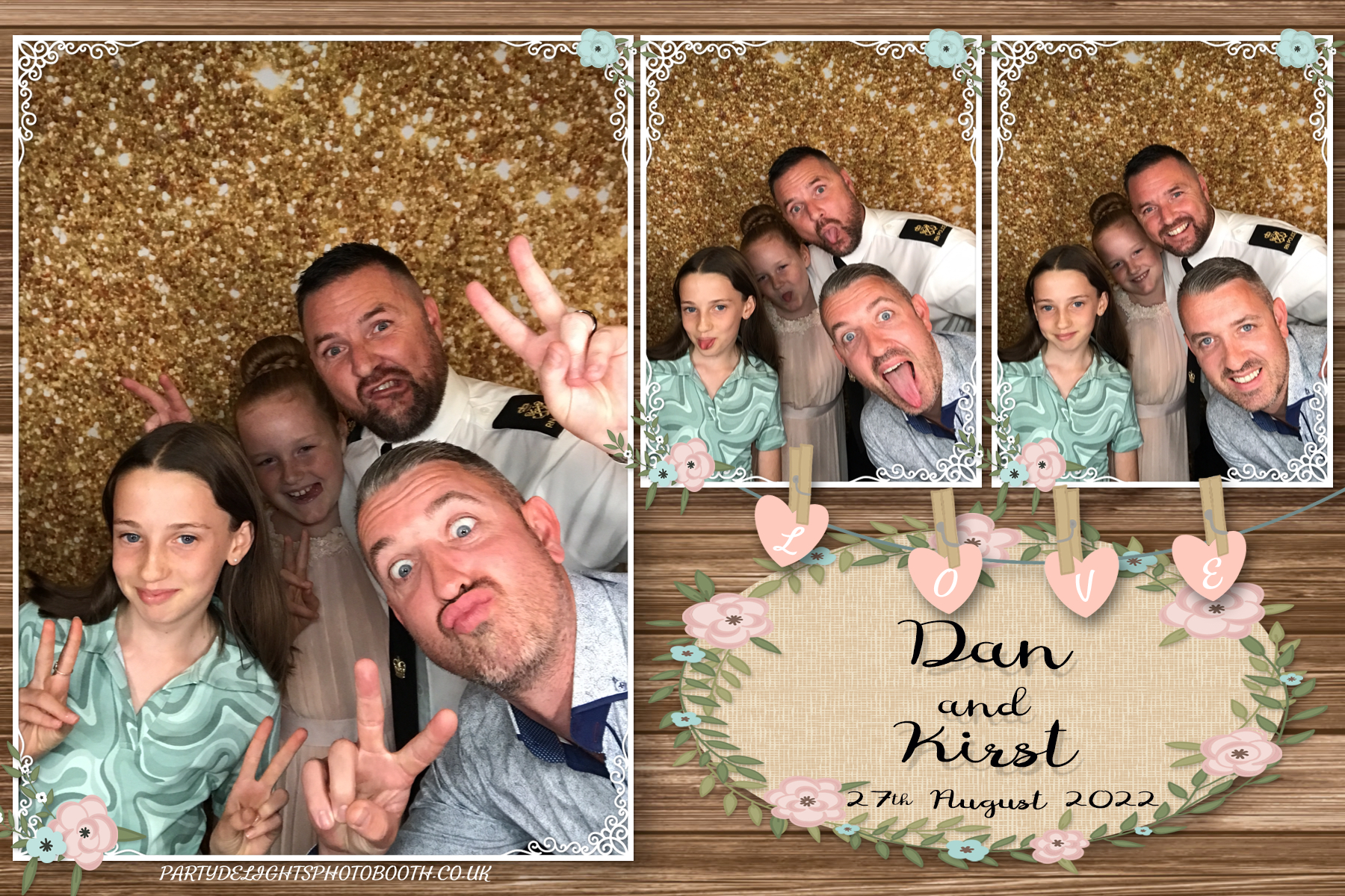 Dan and Kirst's Wedding | View more photos from the event at gallery.partydelightsphotobooth.co.uk/u/PartyDelightsPhotoBooth/Dan-and-Kirsts-Wedding