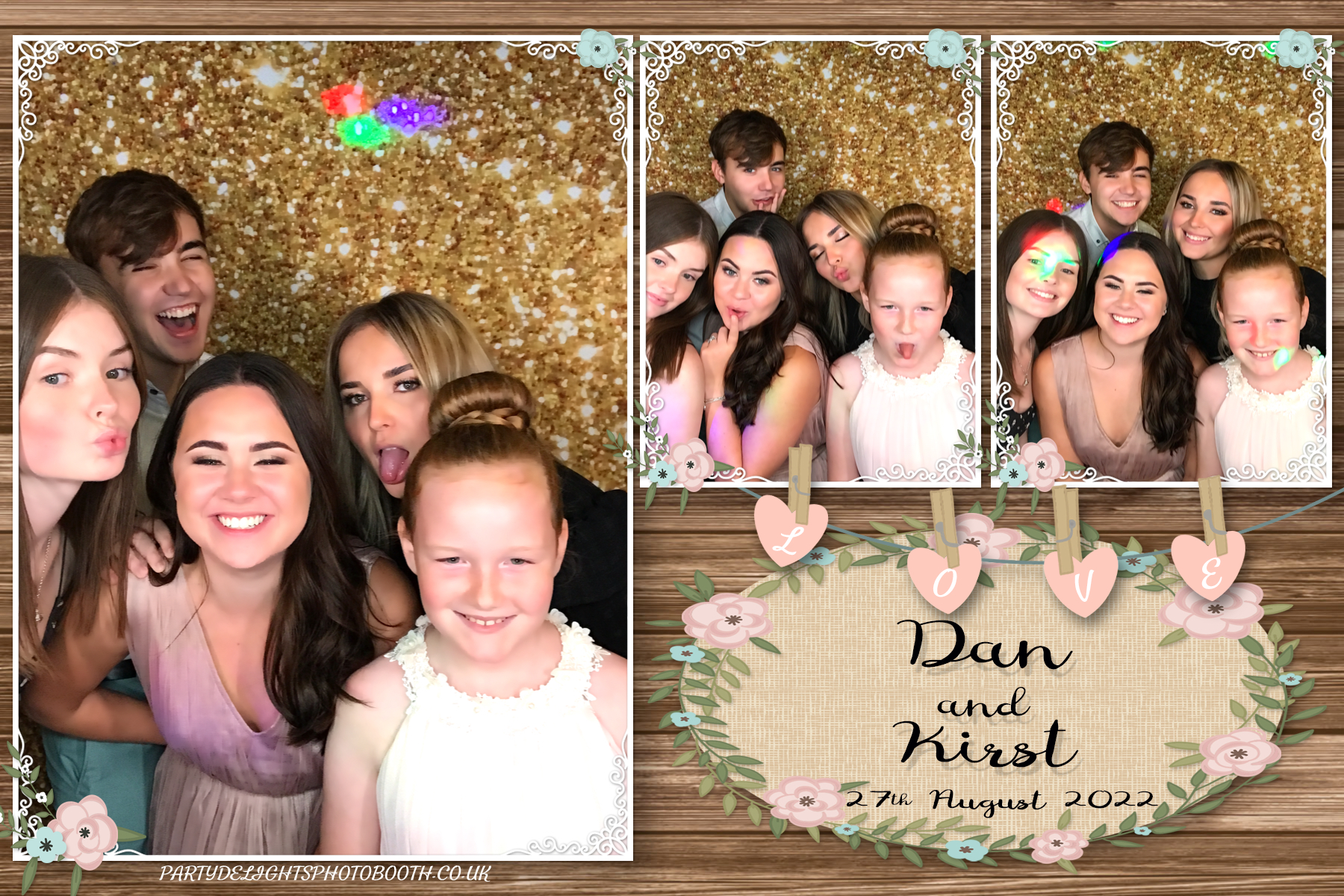 Dan and Kirst's Wedding | View more photos from the event at gallery.partydelightsphotobooth.co.uk/u/PartyDelightsPhotoBooth/Dan-and-Kirsts-Wedding