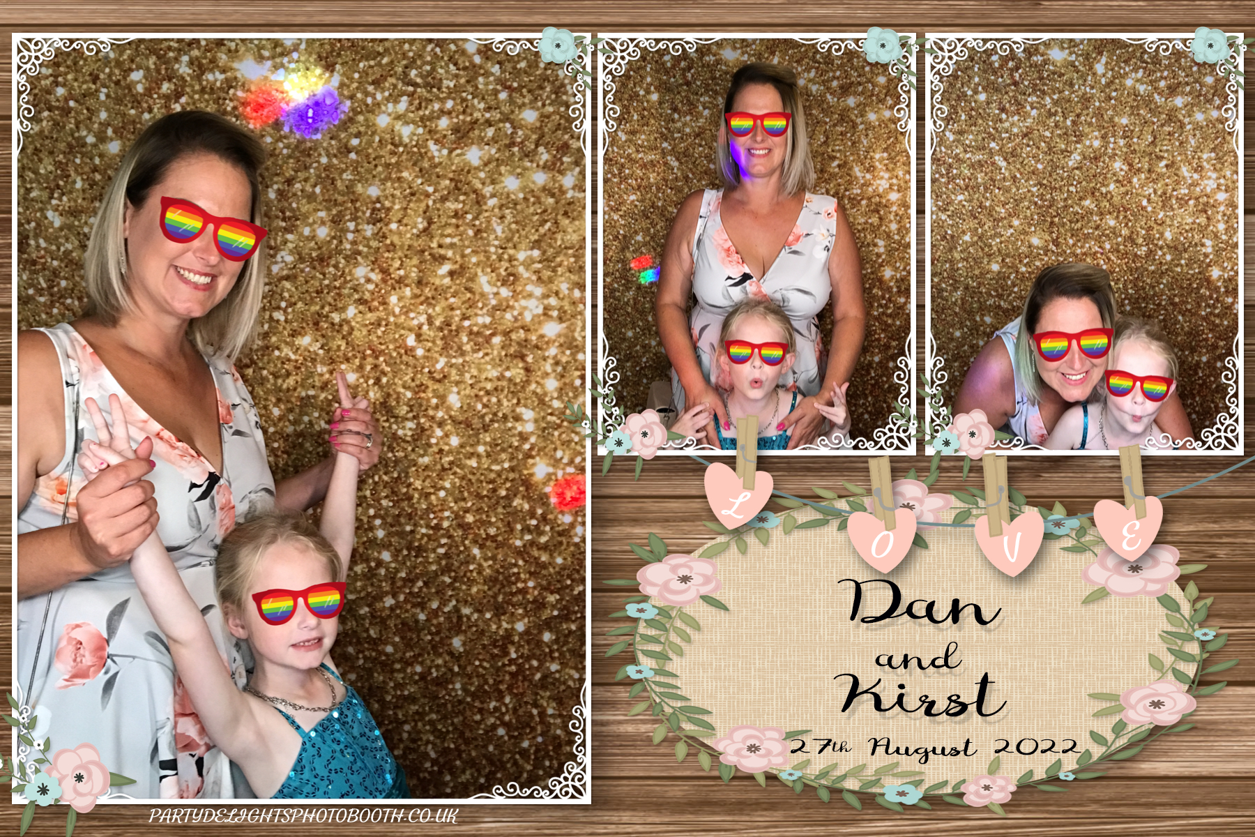 Dan and Kirst's Wedding | View more photos from the event at gallery.partydelightsphotobooth.co.uk/u/PartyDelightsPhotoBooth/Dan-and-Kirsts-Wedding