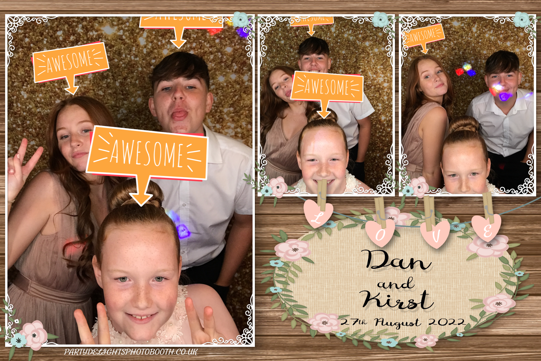 Dan and Kirst's Wedding | View more photos from the event at gallery.partydelightsphotobooth.co.uk/u/PartyDelightsPhotoBooth/Dan-and-Kirsts-Wedding