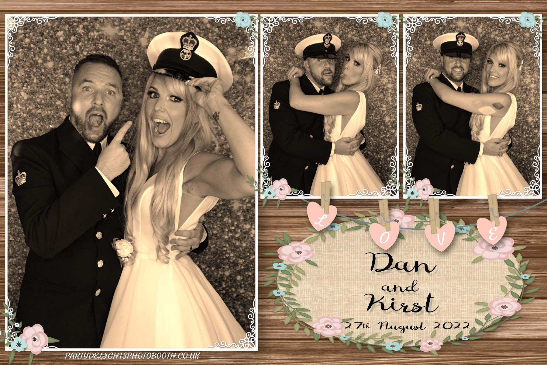 Dan and Kirst's Wedding | View more photos from the event at gallery.partydelightsphotobooth.co.uk/u/PartyDelightsPhotoBooth/Dan-and-Kirsts-Wedding