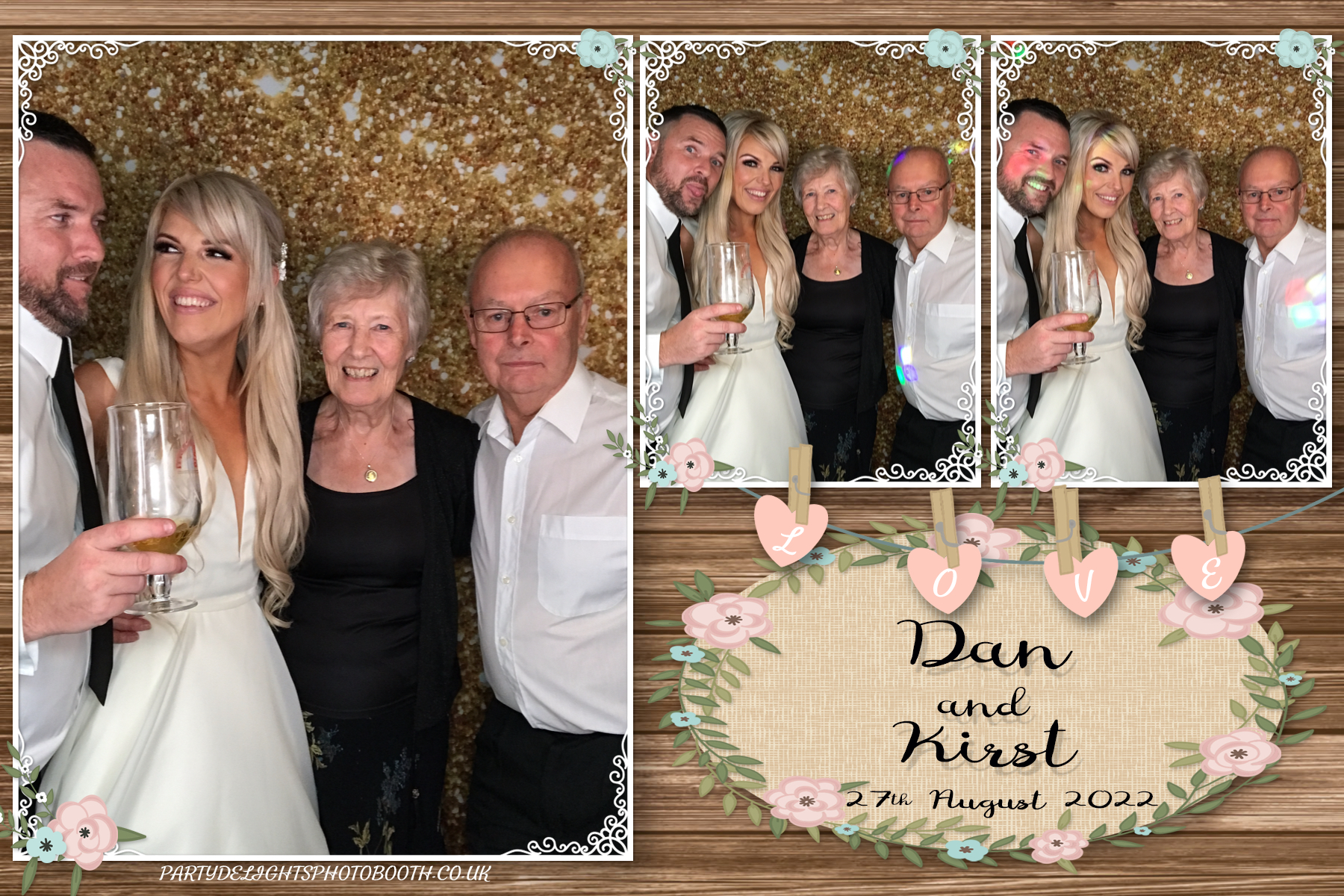 Dan and Kirst's Wedding | View more photos from the event at gallery.partydelightsphotobooth.co.uk/u/PartyDelightsPhotoBooth/Dan-and-Kirsts-Wedding