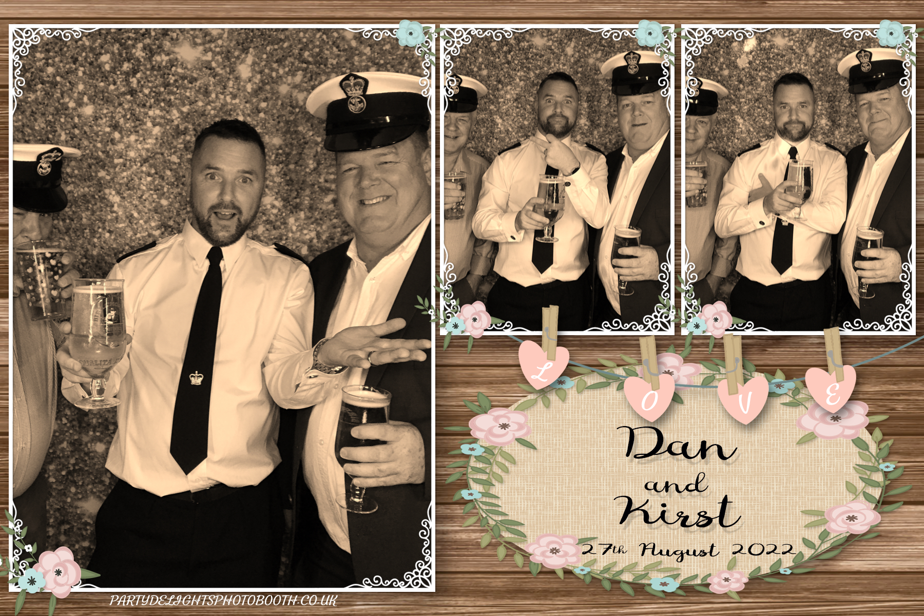 Dan and Kirst's Wedding | View more photos from the event at gallery.partydelightsphotobooth.co.uk/u/PartyDelightsPhotoBooth/Dan-and-Kirsts-Wedding