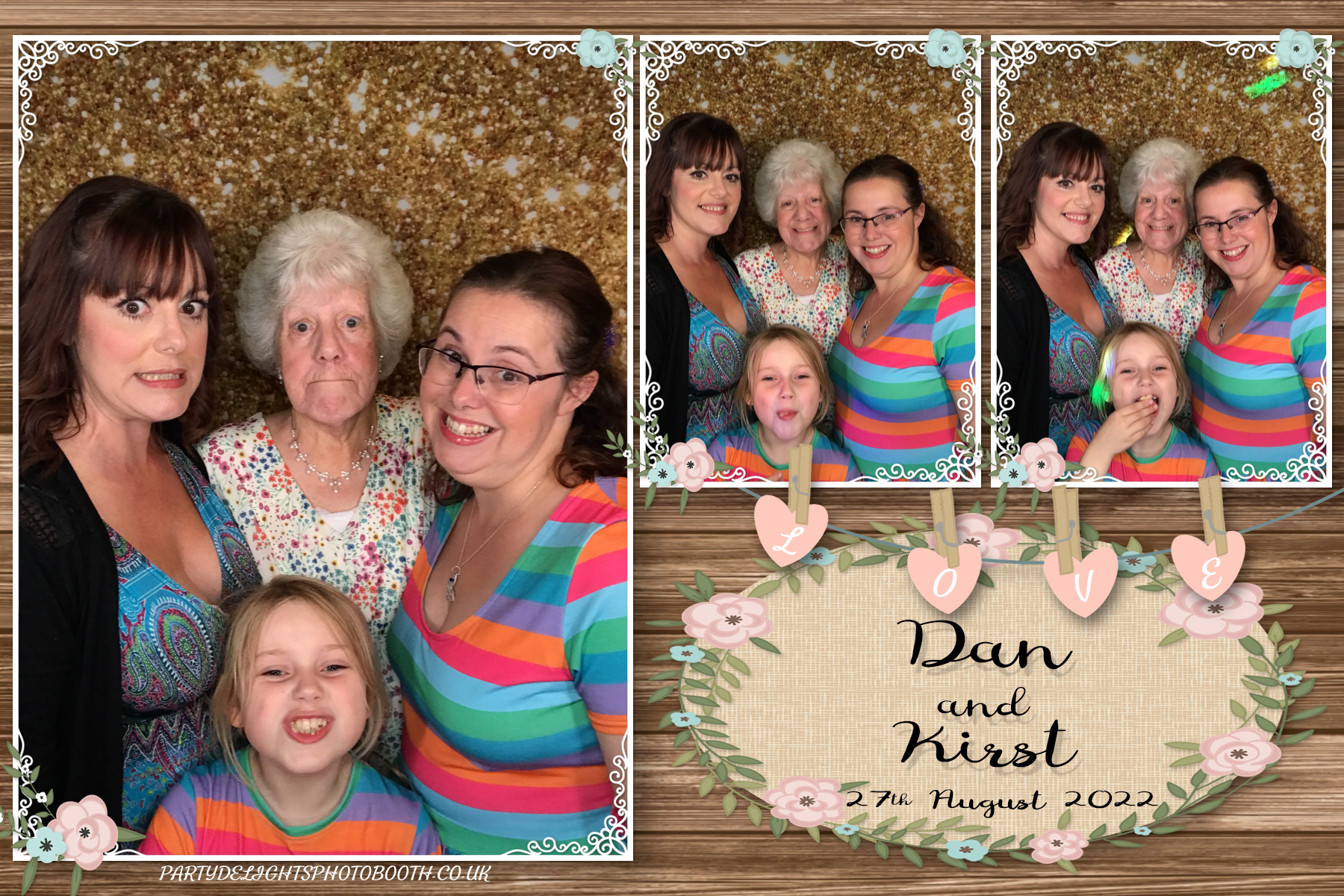 Dan and Kirst's Wedding | View more photos from the event at gallery.partydelightsphotobooth.co.uk/u/PartyDelightsPhotoBooth/Dan-and-Kirsts-Wedding
