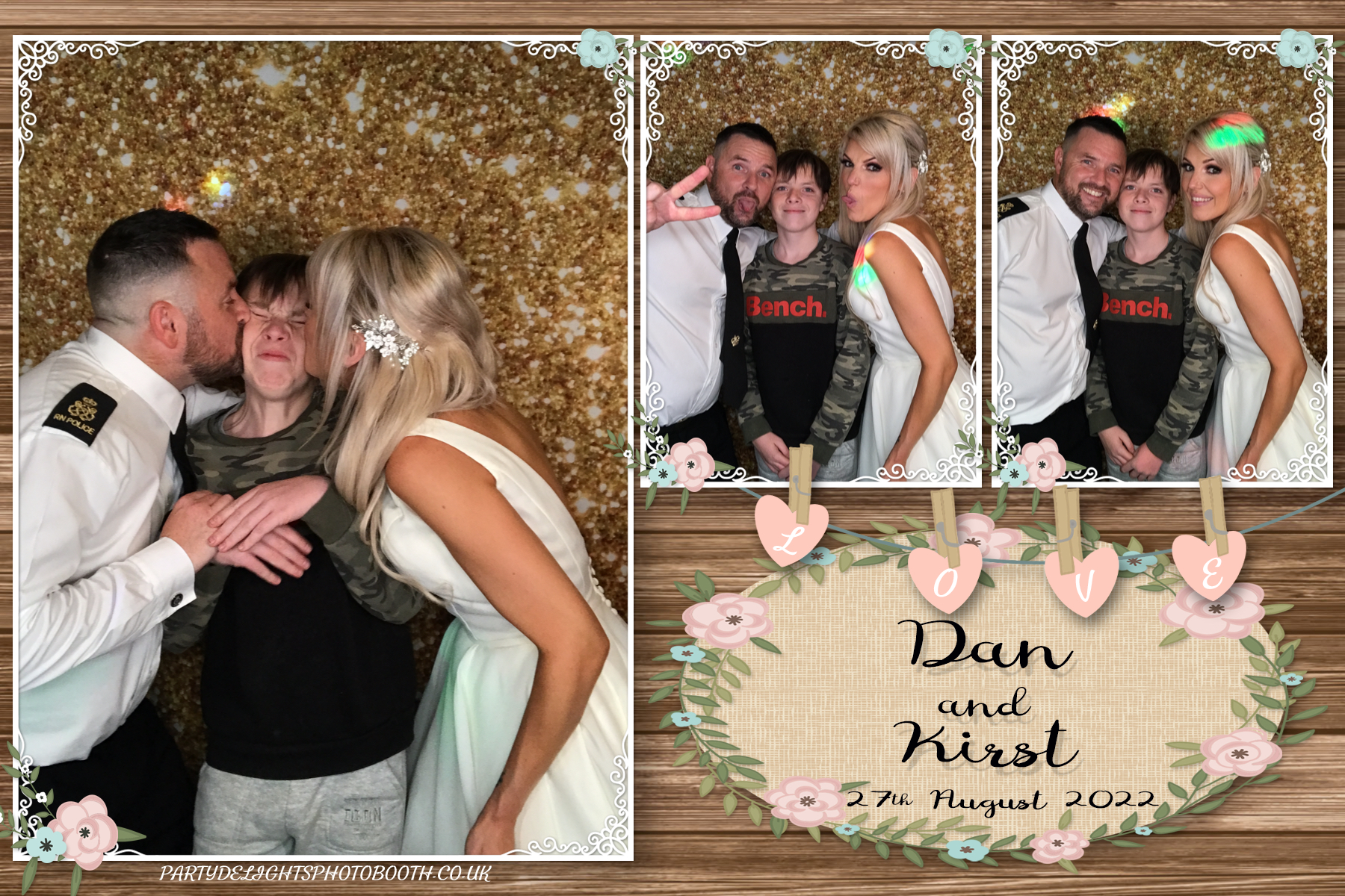 Dan and Kirst's Wedding | View more photos from the event at gallery.partydelightsphotobooth.co.uk/u/PartyDelightsPhotoBooth/Dan-and-Kirsts-Wedding