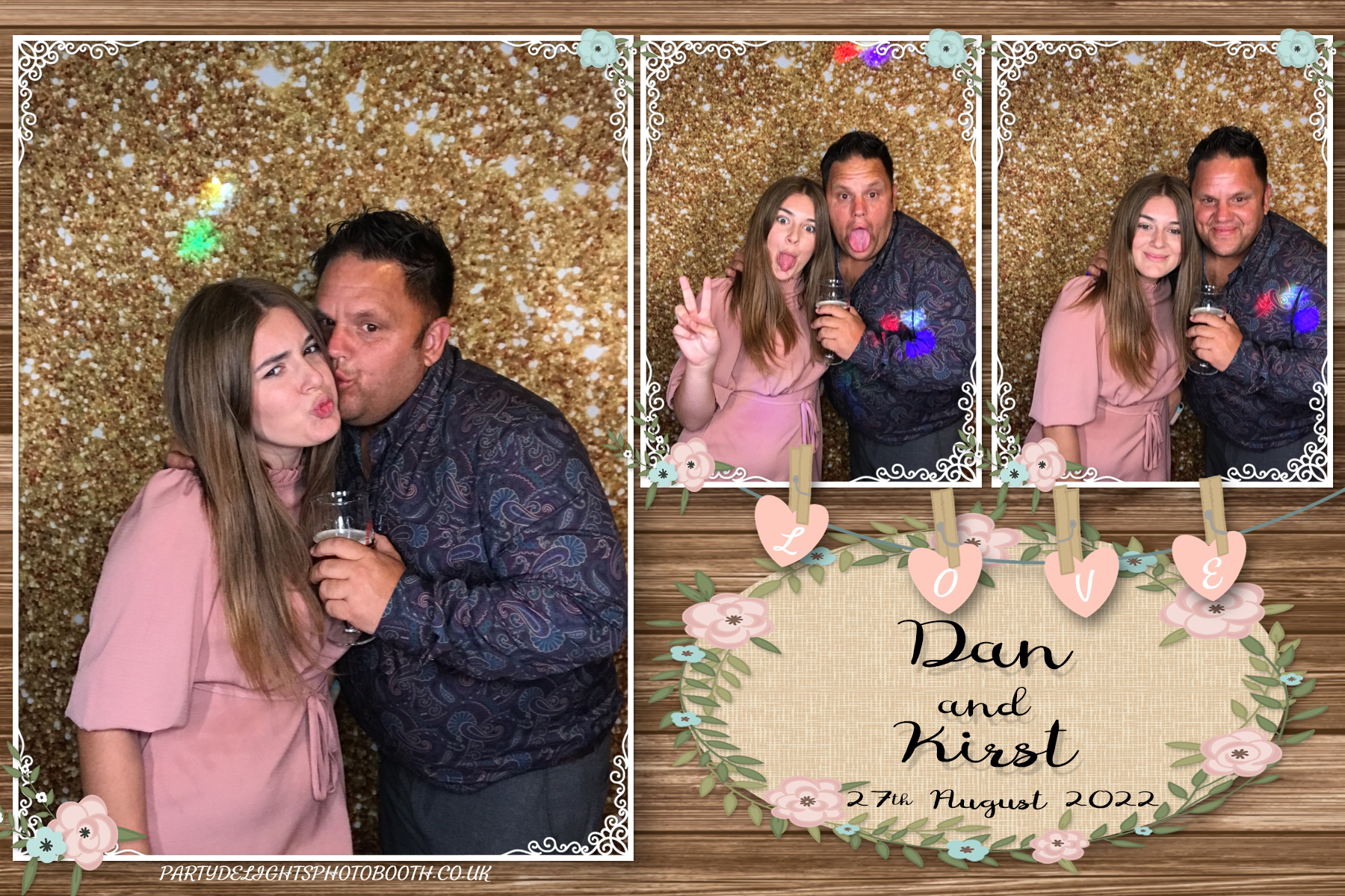 Dan and Kirst's Wedding | View more photos from the event at gallery.partydelightsphotobooth.co.uk/u/PartyDelightsPhotoBooth/Dan-and-Kirsts-Wedding