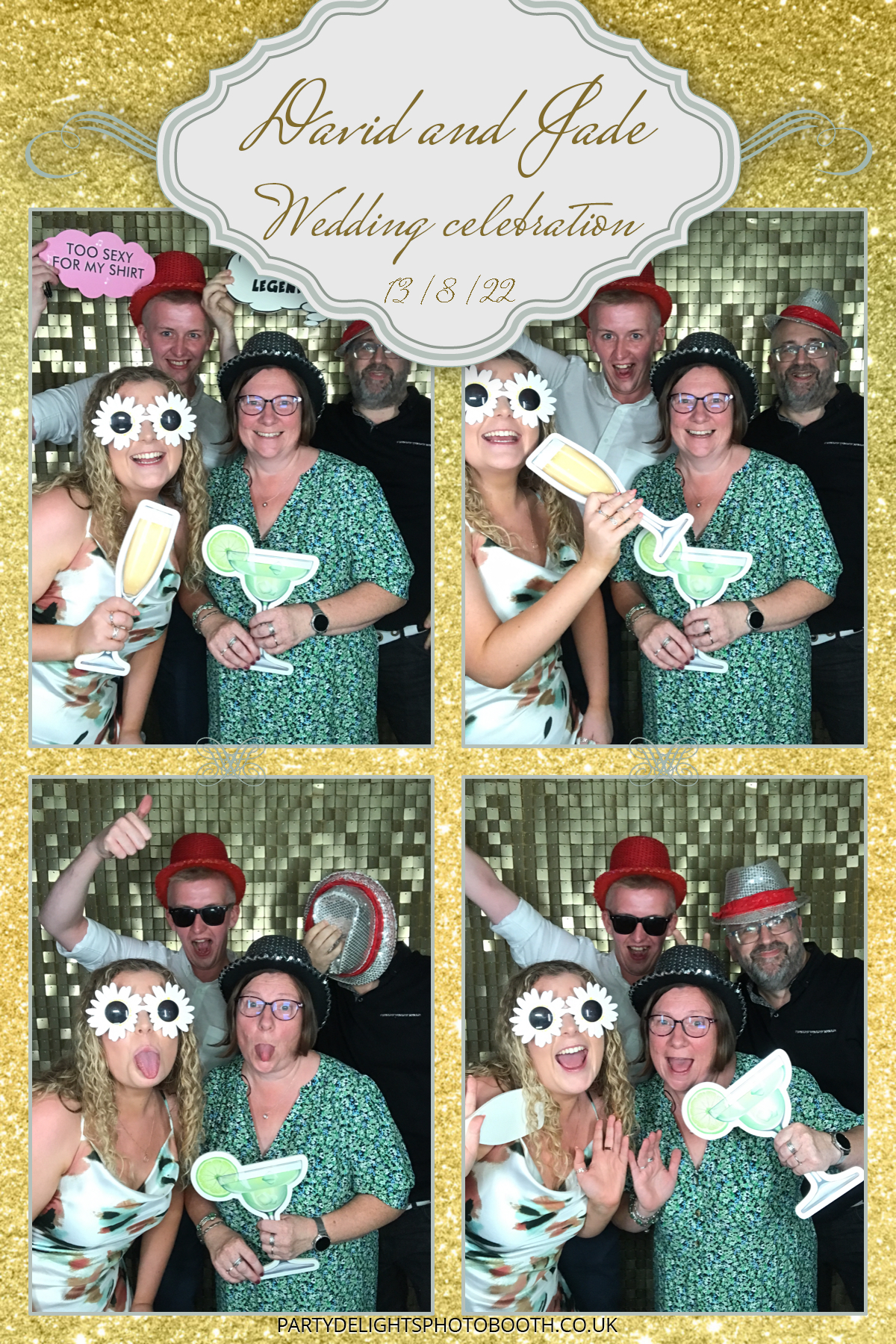 Dave and Jade’s wedding party | View more photos from the event at gallery.partydelightsphotobooth.co.uk/u/PartyDelightsPhotoBooth/Dave-and-Jade’s-wedding-party