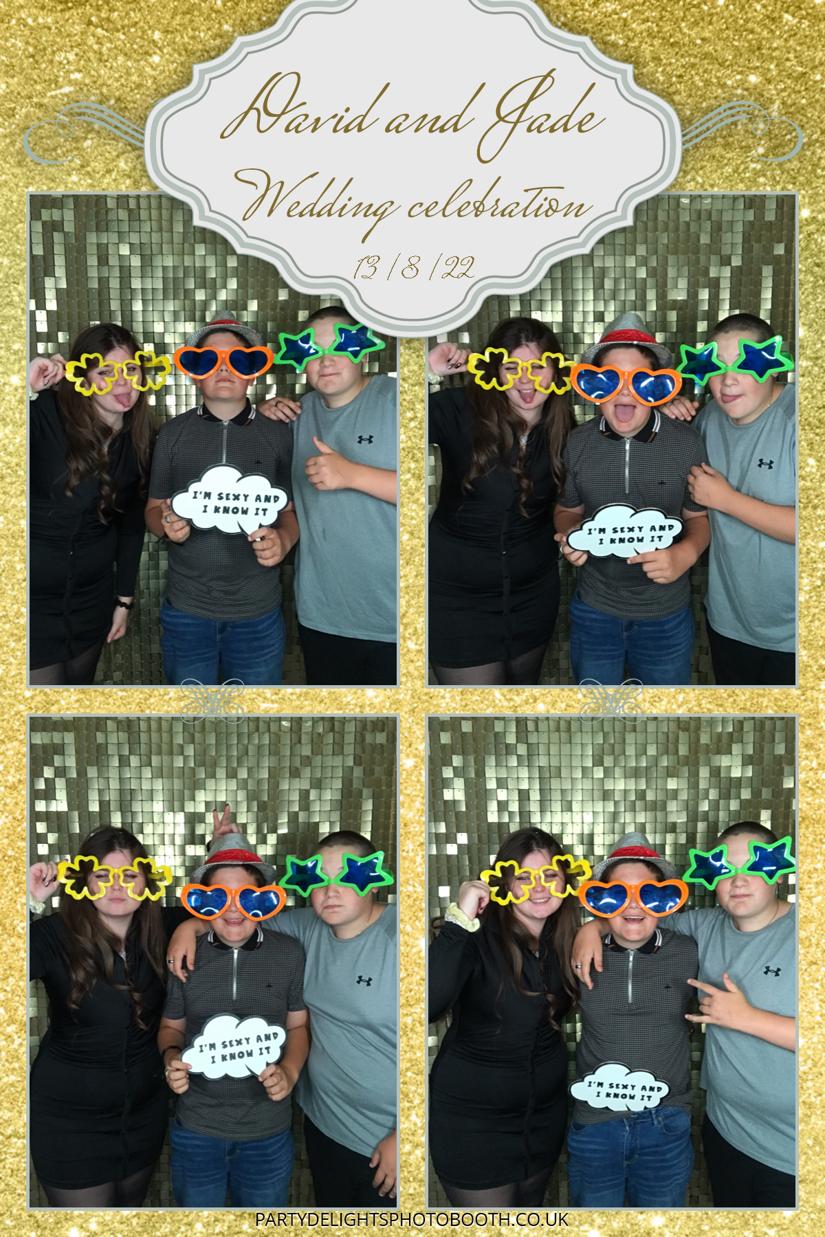 Dave and Jade’s wedding party | View more photos from the event at gallery.partydelightsphotobooth.co.uk/u/PartyDelightsPhotoBooth/Dave-and-Jade’s-wedding-party