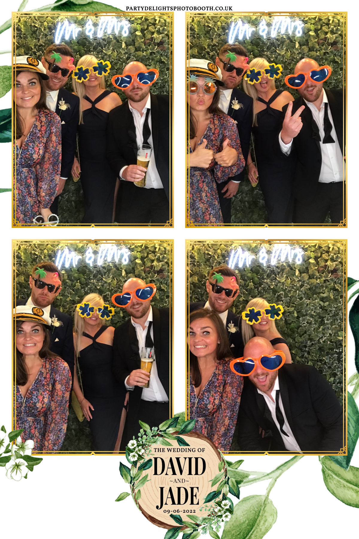 David & Jade's Wedding | View more photos from the event at gallery.partydelightsphotobooth.co.uk/u/PartyDelightsPhotoBooth/David-Jades-Wedding