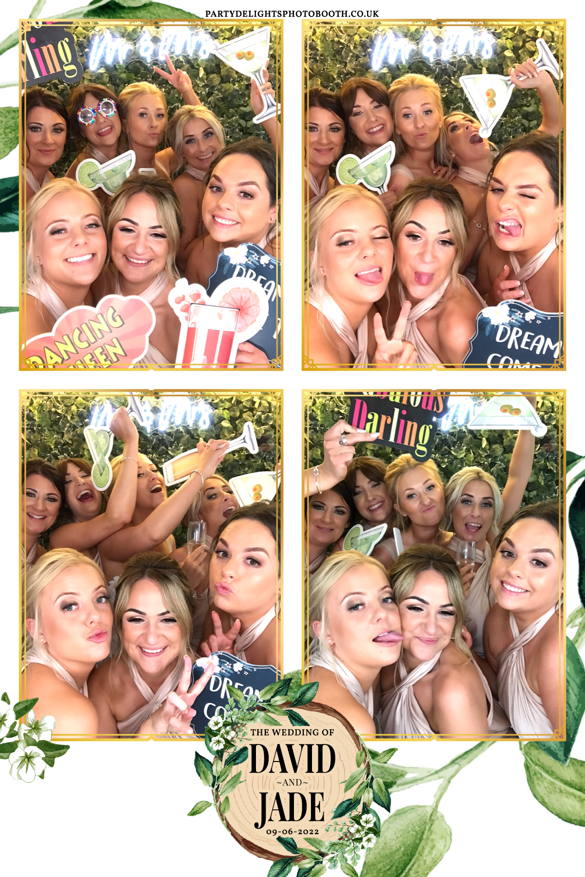 David & Jade's Wedding | View more photos from the event at gallery.partydelightsphotobooth.co.uk/u/PartyDelightsPhotoBooth/David-Jades-Wedding