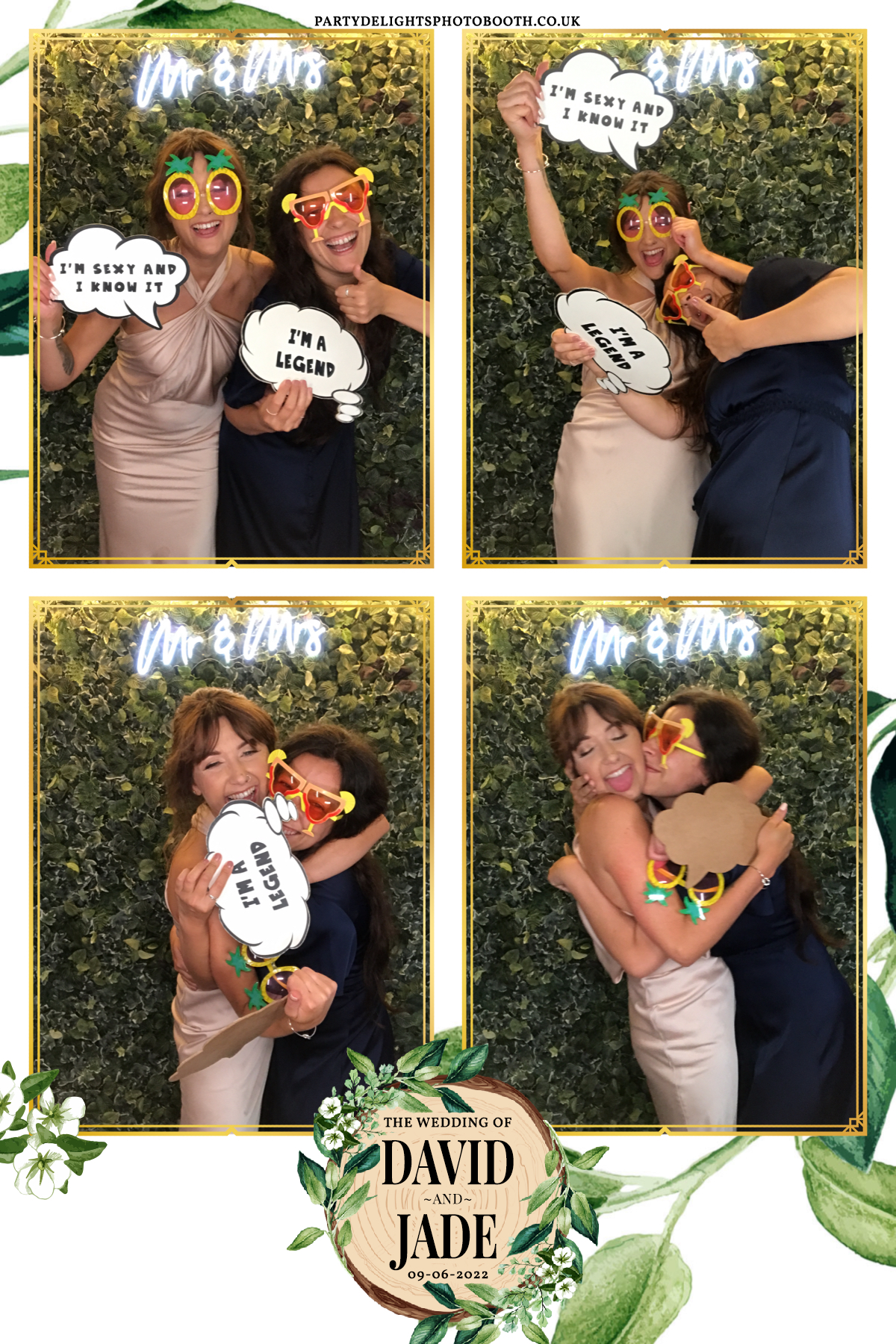 David & Jade's Wedding | View more photos from the event at gallery.partydelightsphotobooth.co.uk/u/PartyDelightsPhotoBooth/David-Jades-Wedding