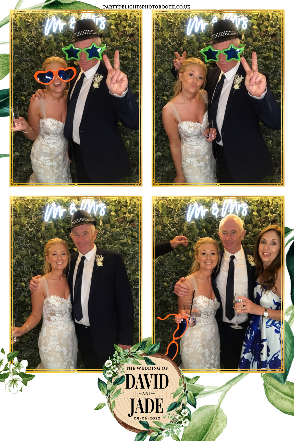 David & Jade's Wedding | View more photos from the event at gallery.partydelightsphotobooth.co.uk/u/PartyDelightsPhotoBooth/David-Jades-Wedding