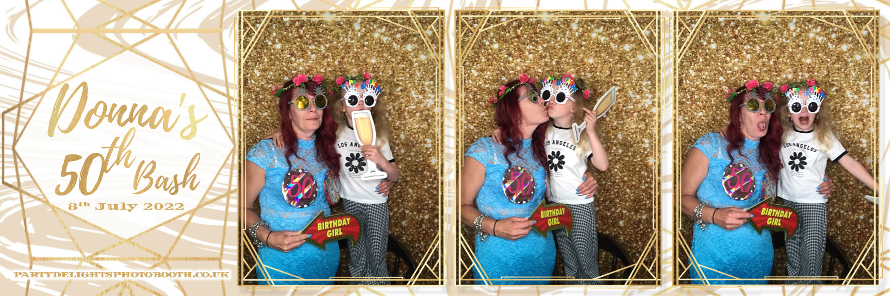 Donna's 50th Birthday Party | View more photos from the event at gallery.partydelightsphotobooth.co.uk/u/PartyDelightsPhotoBooth/Donnas-50th-Birthday-Party