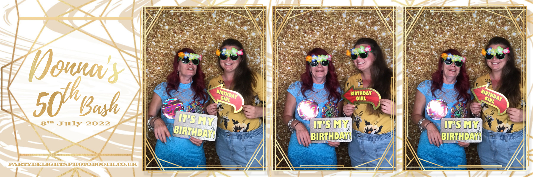 Donna's 50th Birthday Party | View more photos from the event at gallery.partydelightsphotobooth.co.uk/u/PartyDelightsPhotoBooth/Donnas-50th-Birthday-Party