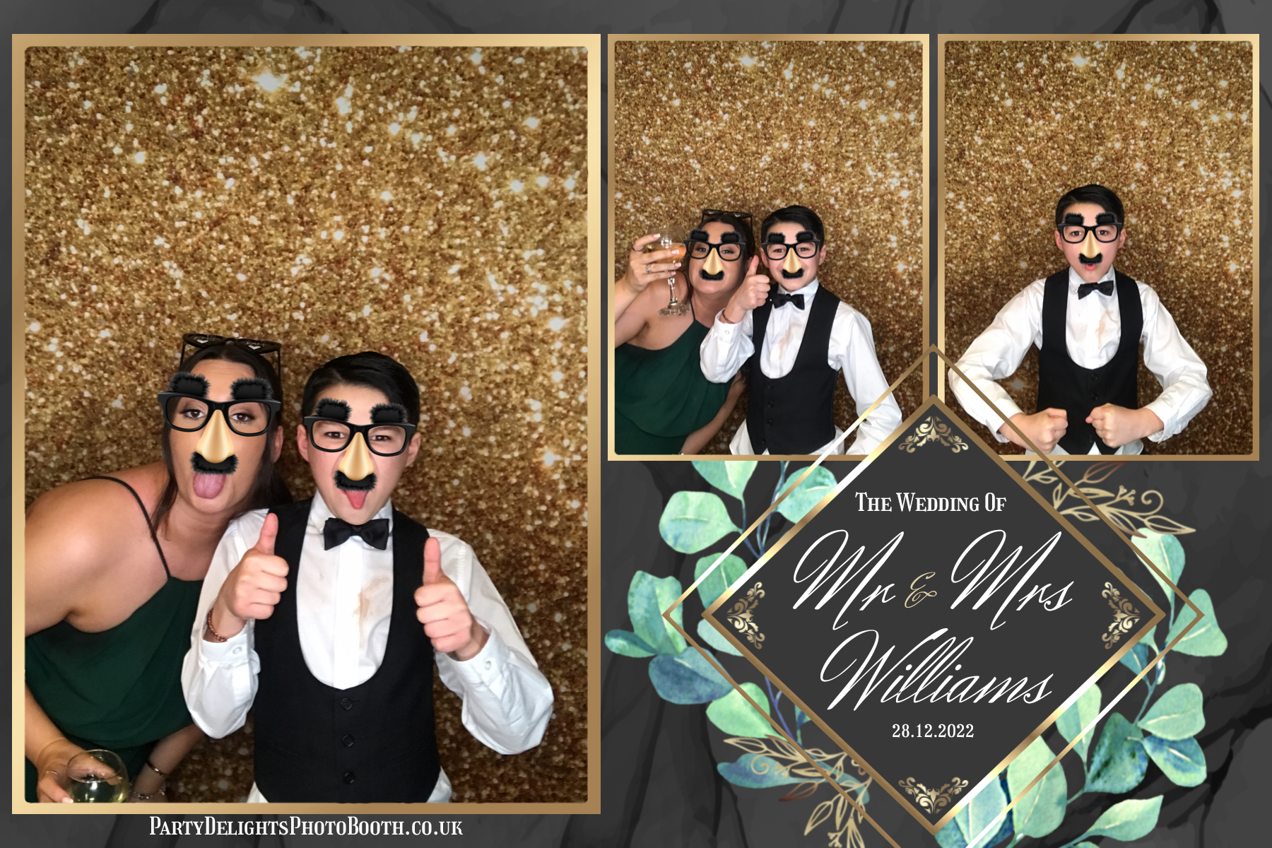Emily & Kameron Wedding | View more photos from the event at gallery.partydelightsphotobooth.co.uk/u/PartyDelightsPhotoBooth/Emily-Kameron-Wedding