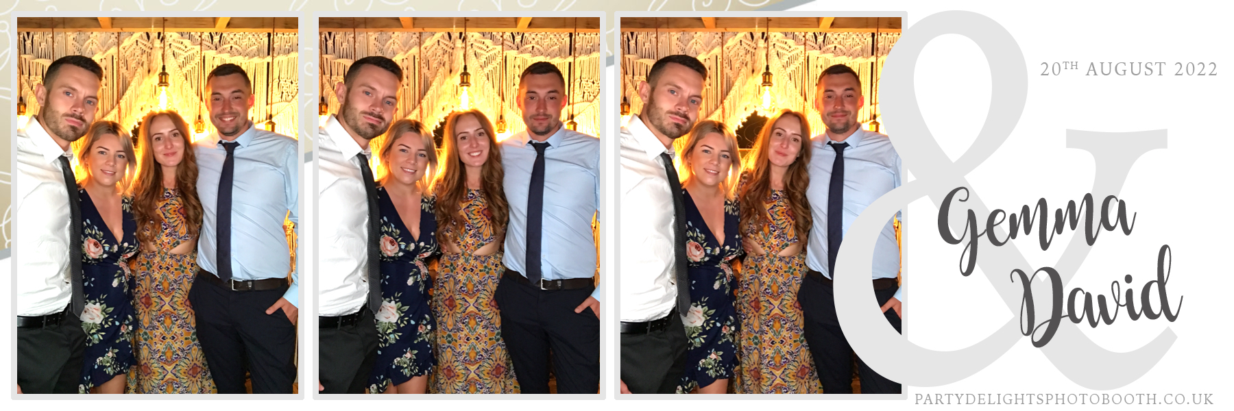 Gemma and David's Wedding | View more photos from the event at gallery.partydelightsphotobooth.co.uk/u/PartyDelightsPhotoBooth/Gemma-and-Davids-Wedding
