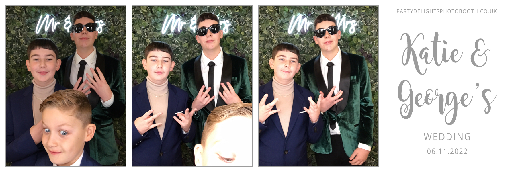 George and Katie’s wedding | View more photos from the event at gallery.partydelightsphotobooth.co.uk/u/PartyDelightsPhotoBooth/George-and-Katie’s-wedding