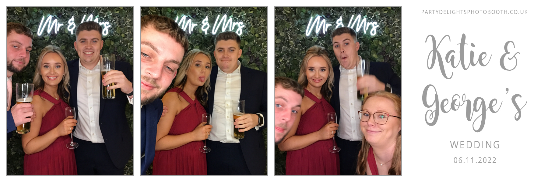 George and Katie’s wedding | View more photos from the event at gallery.partydelightsphotobooth.co.uk/u/PartyDelightsPhotoBooth/George-and-Katie’s-wedding