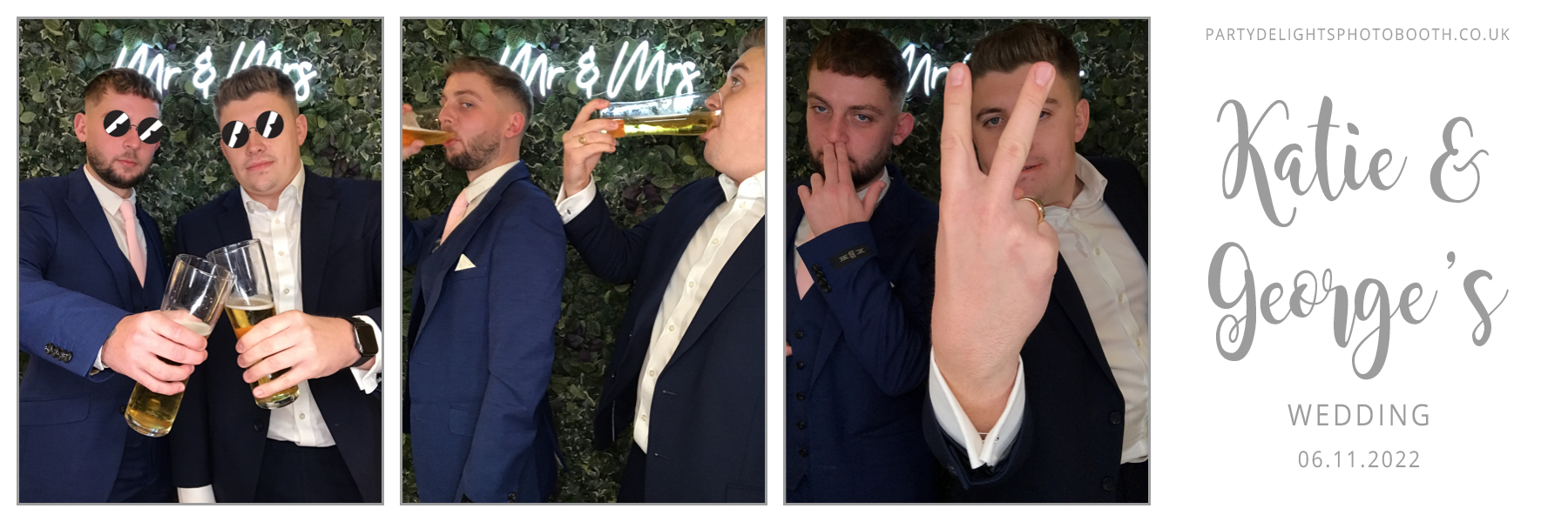 George and Katie’s wedding | View more photos from the event at gallery.partydelightsphotobooth.co.uk/u/PartyDelightsPhotoBooth/George-and-Katie’s-wedding