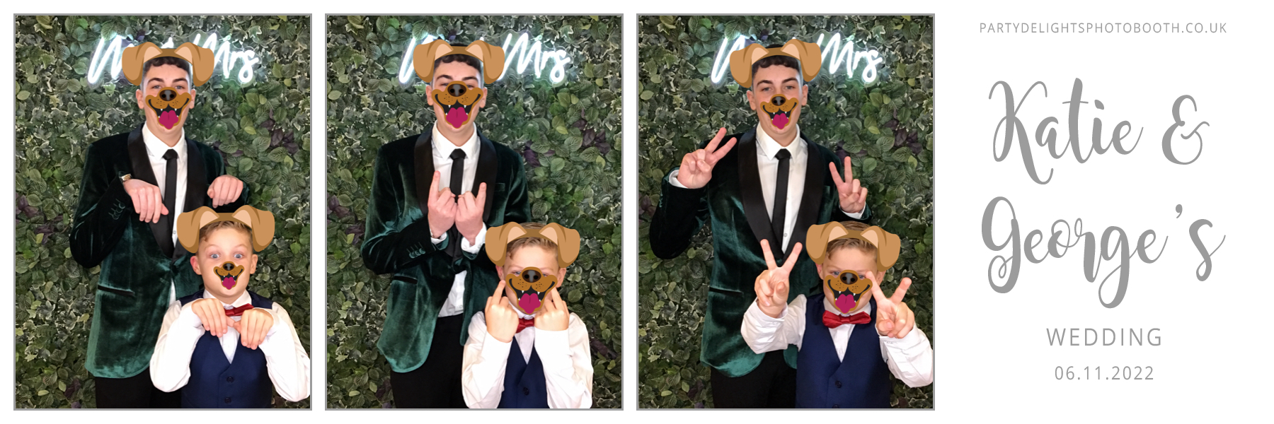 George and Katie’s wedding | View more photos from the event at gallery.partydelightsphotobooth.co.uk/u/PartyDelightsPhotoBooth/George-and-Katie’s-wedding