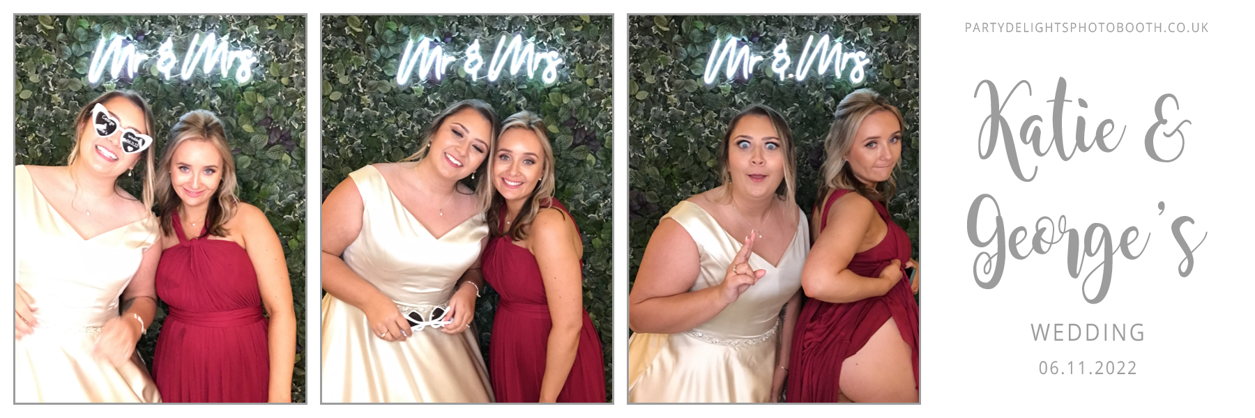 George and Katie’s wedding | View more photos from the event at gallery.partydelightsphotobooth.co.uk/u/PartyDelightsPhotoBooth/George-and-Katie’s-wedding